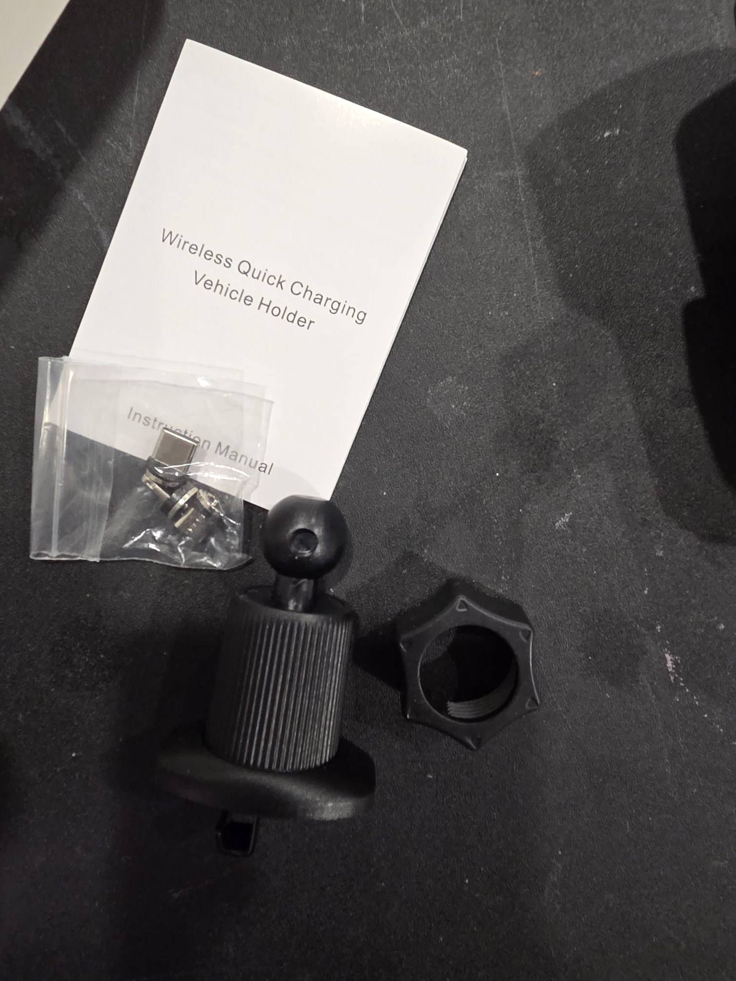 Cyberpunk Transparent 15W Wireless Car Charger Mount - photo 4