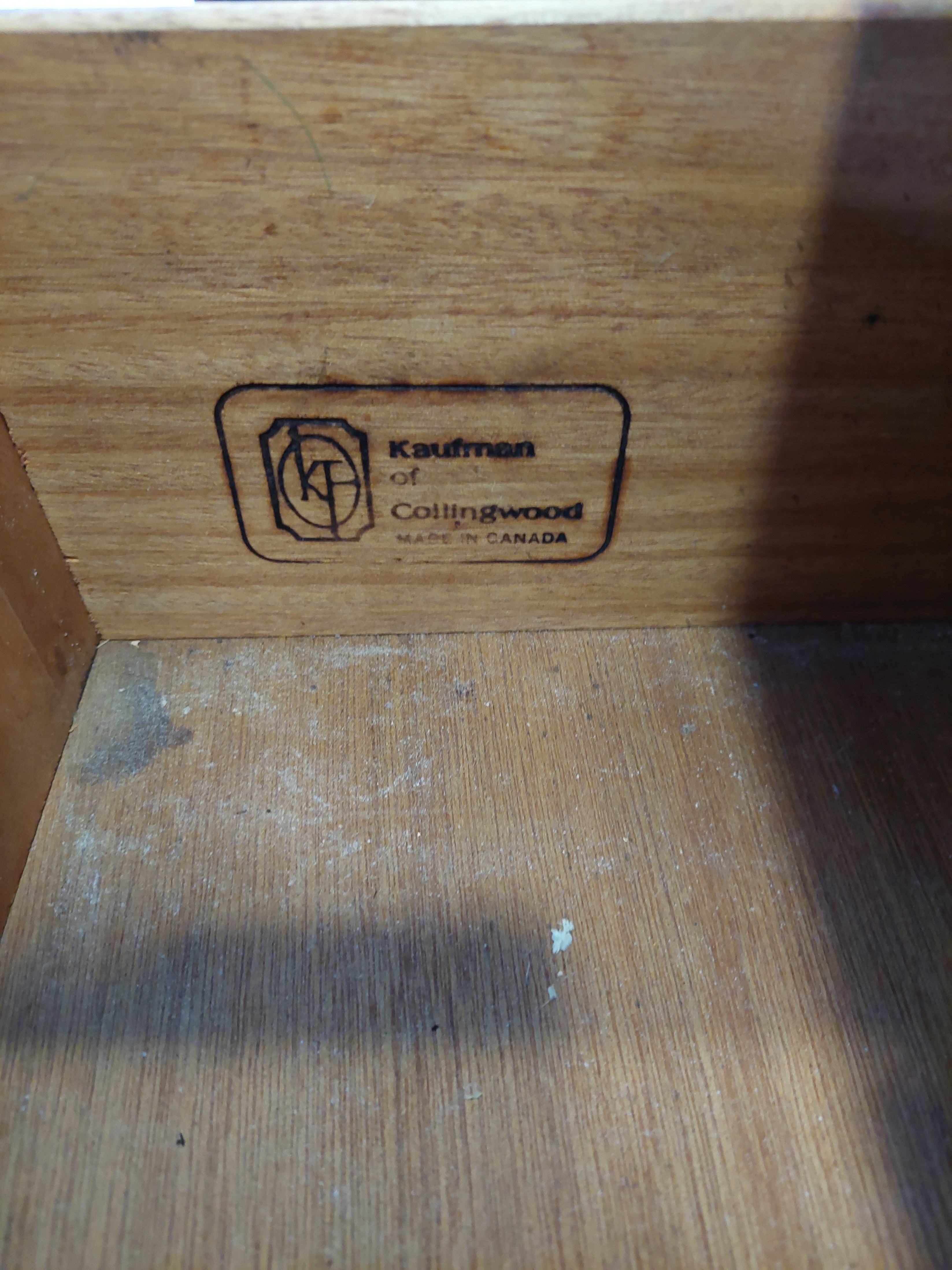 Kaufman of Collingwood Wood Side Tables with Glass Top - photo 4