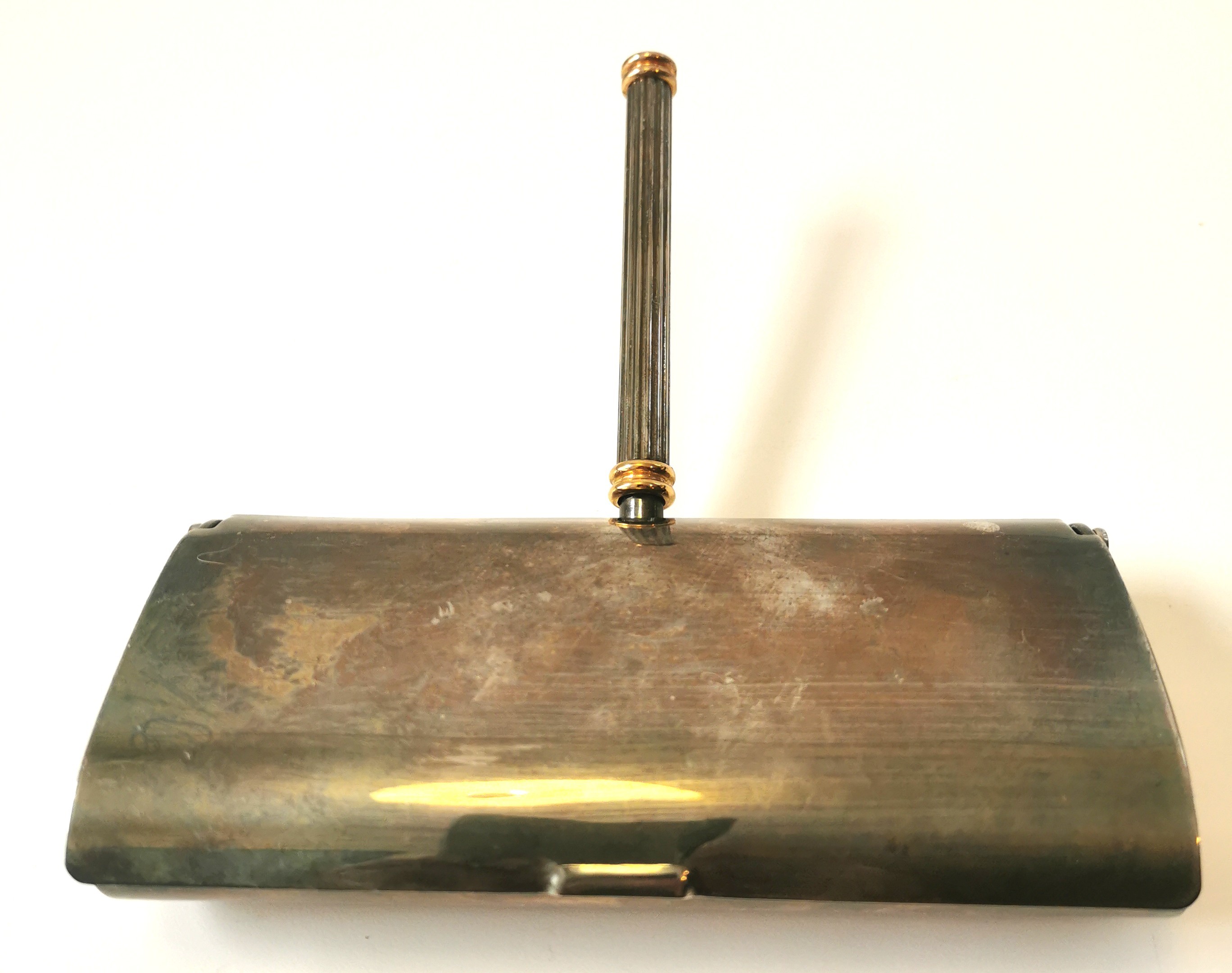 1955 Zino Chrome Table Sweeper Crumb Brush Italian Handheld - photo 5