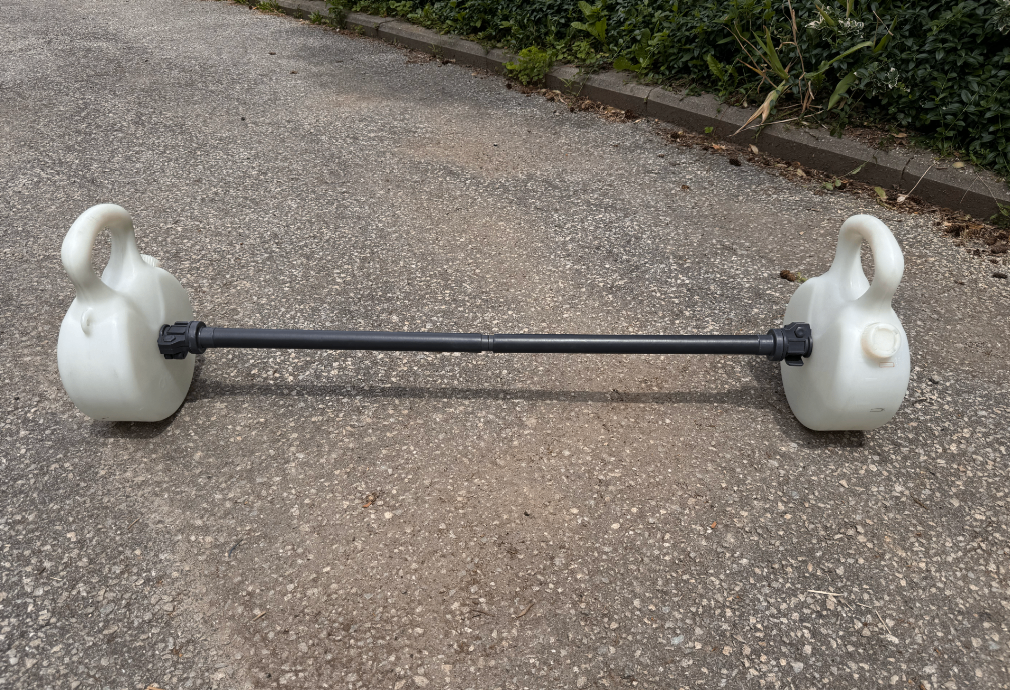 Barbell Set + Fillable Weights/Kettlebells - photo 2