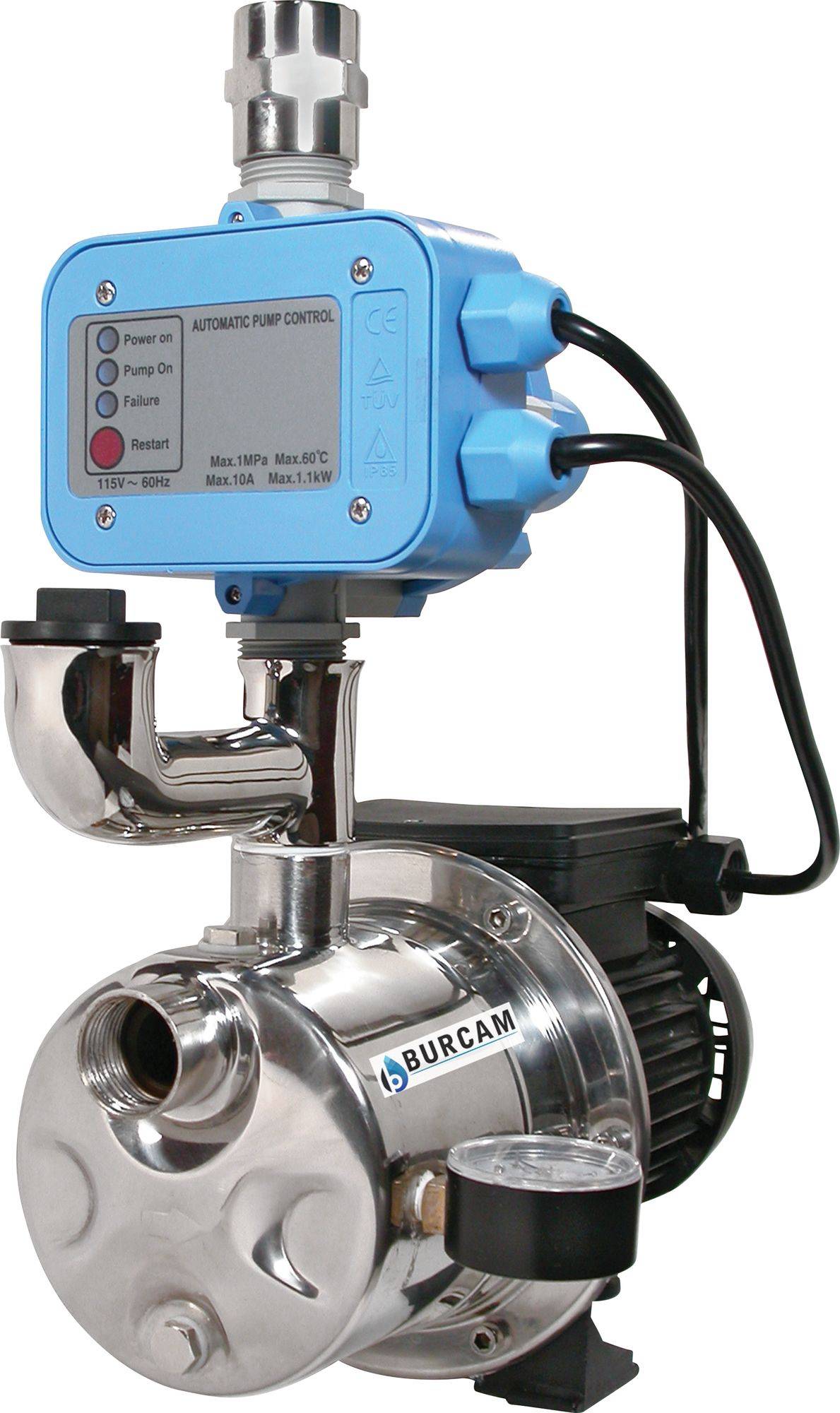 3/4 HP Tankless Stainless-Steel Shallow-Well Jet Pump