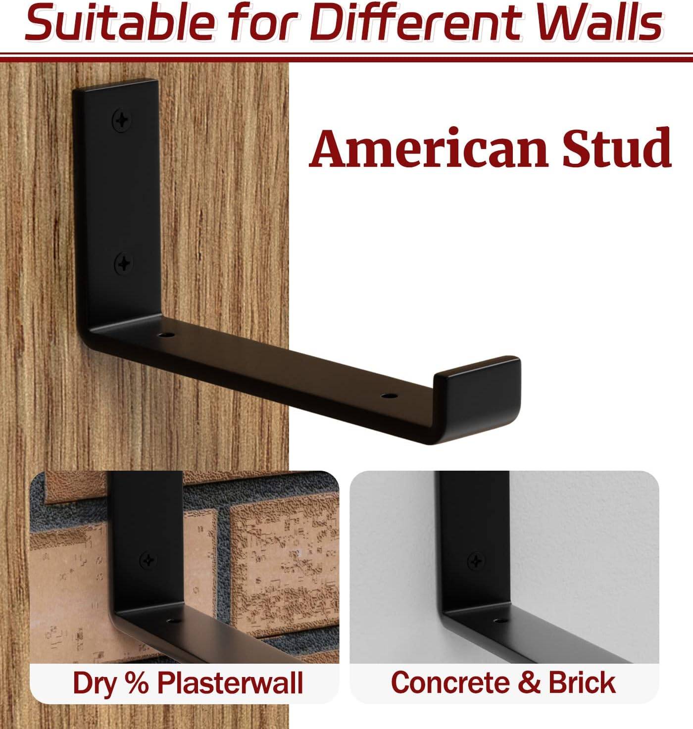 12-Pack - 11.25" L x 6" H x 1.5" W Shelf Bracket - photo 3
