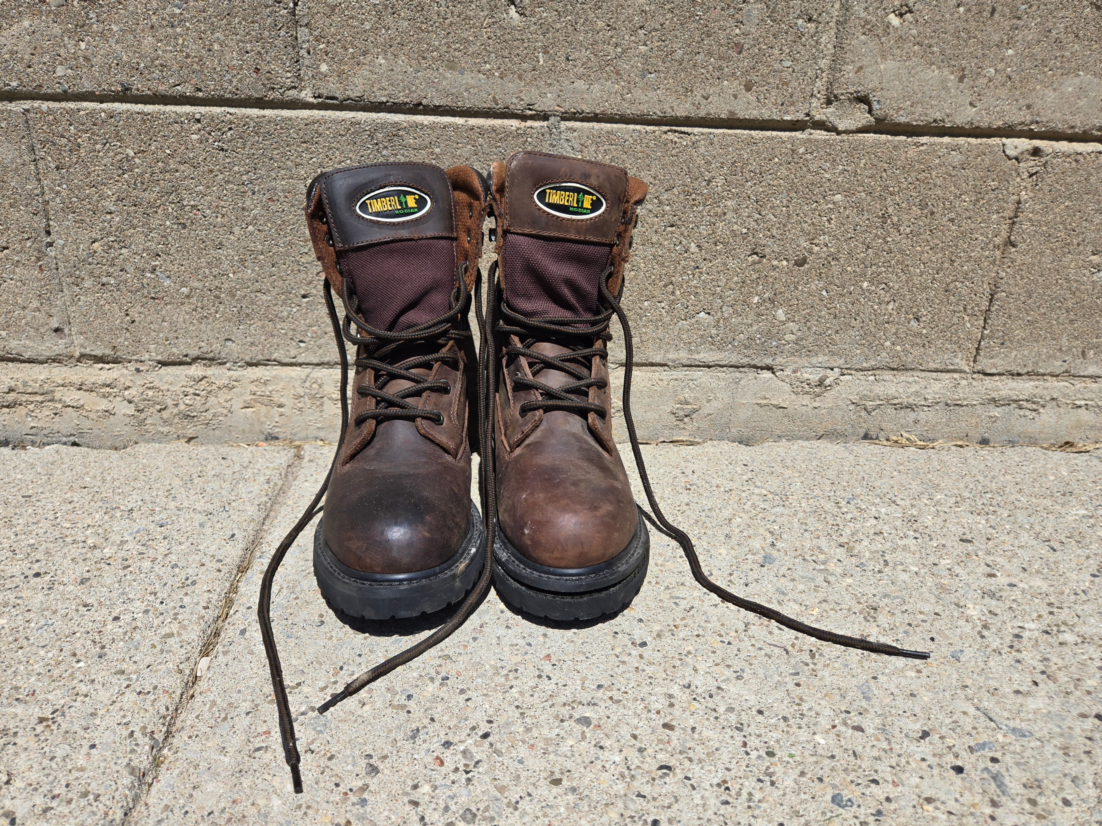 Timberland Work Boots Size 7 Wide - $20
