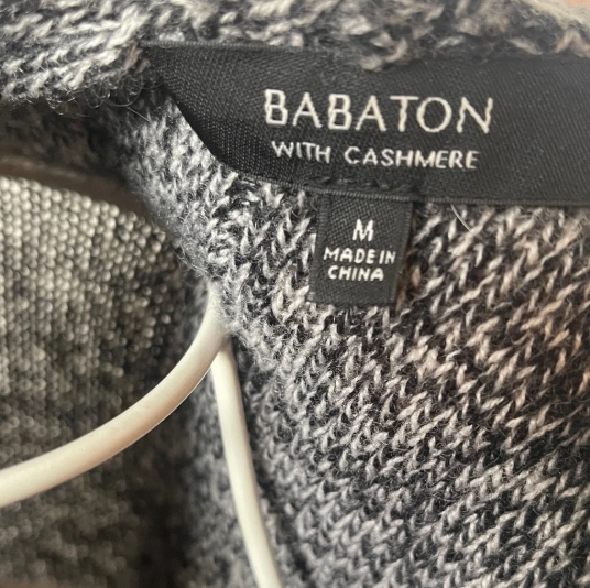 Babaton "Beekman" Wool/Cashmere Cardigan - Size Medium - photo 2