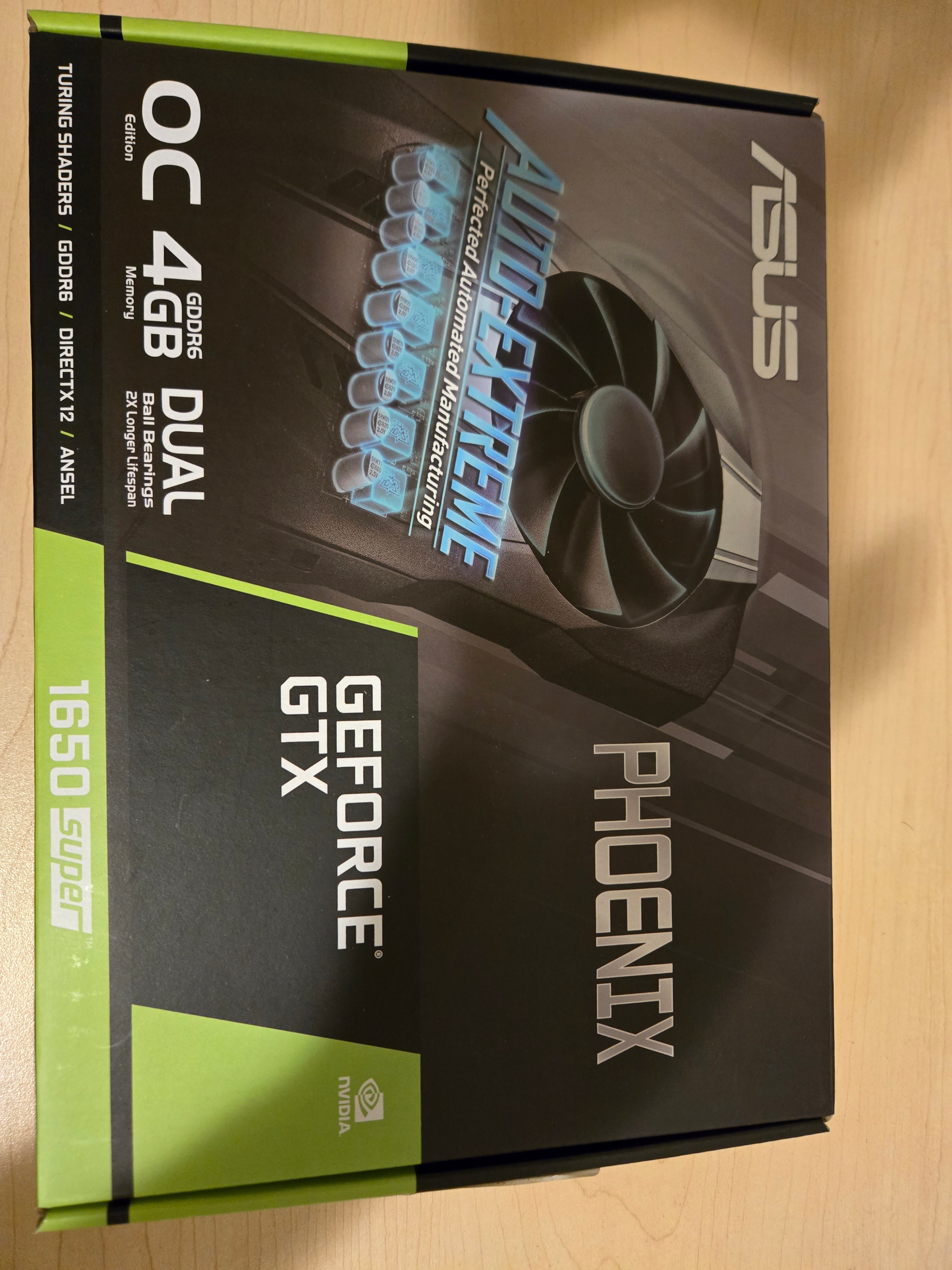 ASUS GTX 1650 SUPER 4GB Graphics Card - Box Included