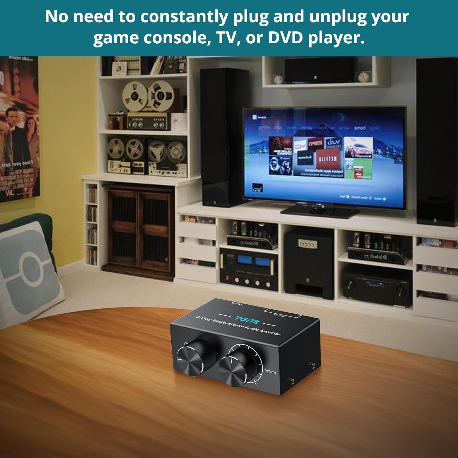 YGTIK 2-Way Bi-Directional Audio Selector - photo 5