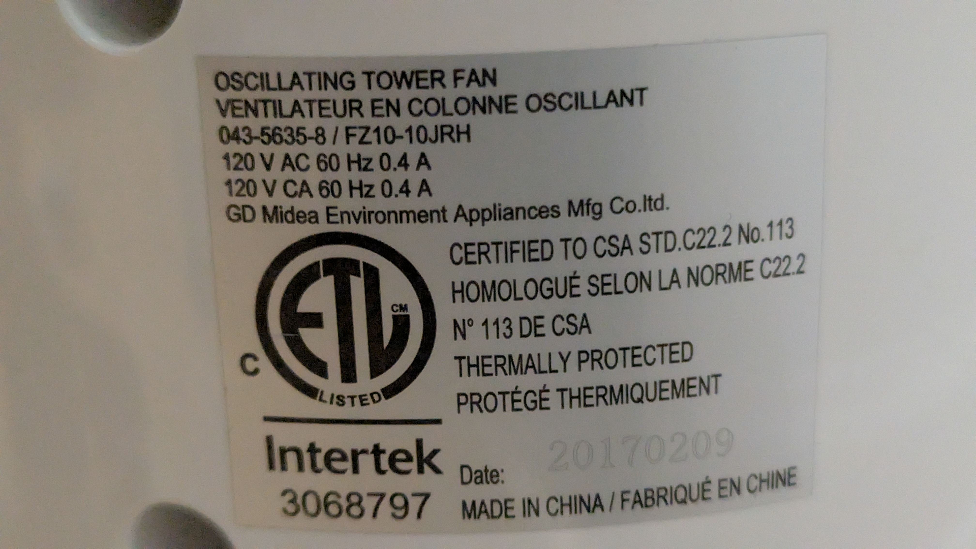 Noma 39" Oscillating Tower Floor Fan+ REMOTE CONTROL!! - photo 3