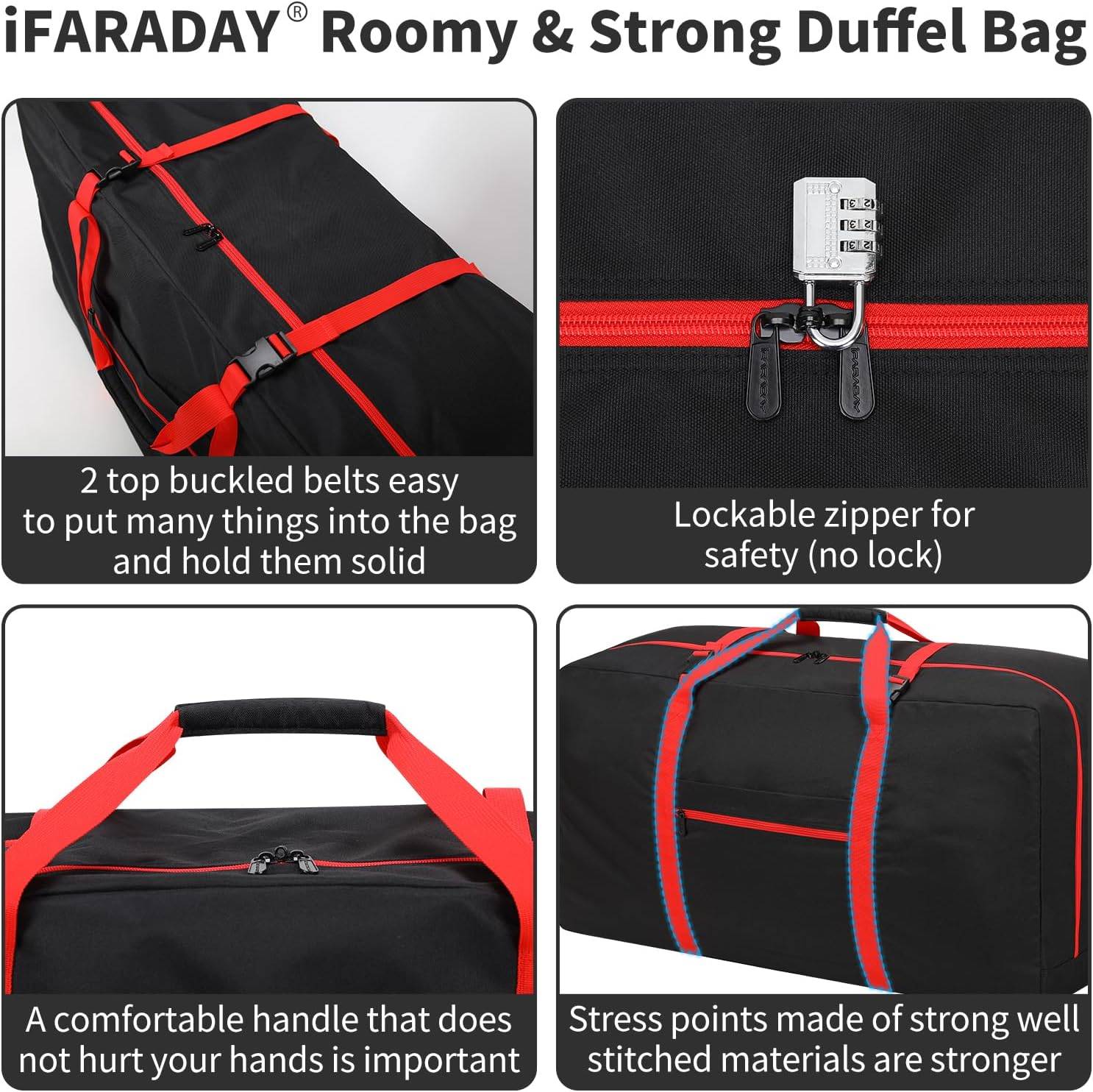 Duffel Bag 110L - 32.5 inch iFARADAY Extra Large - photo 4