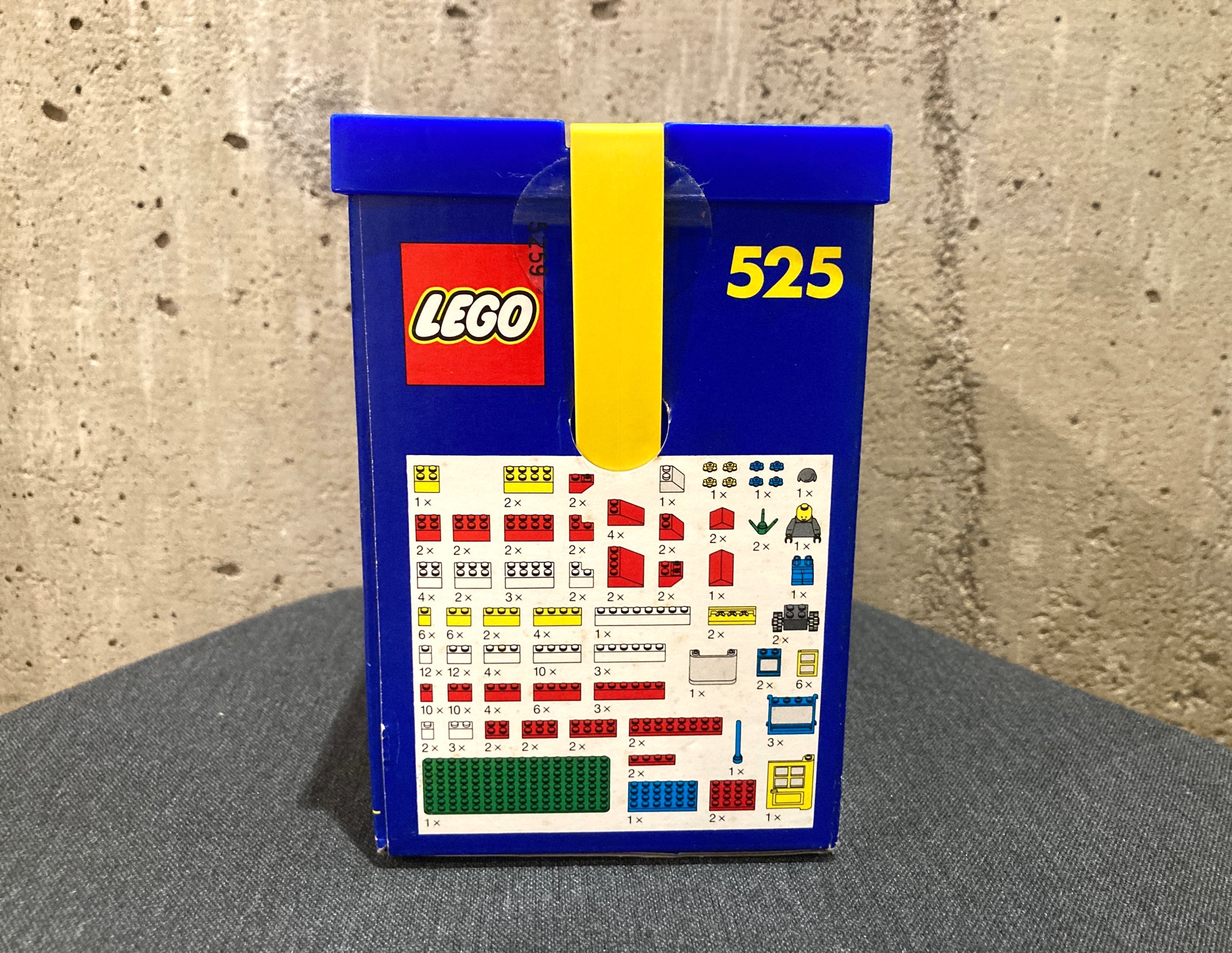 *NEW* VTG 1990 LEGO Basic Tote Pack 525 Building Set Sealed Rare - photo 5