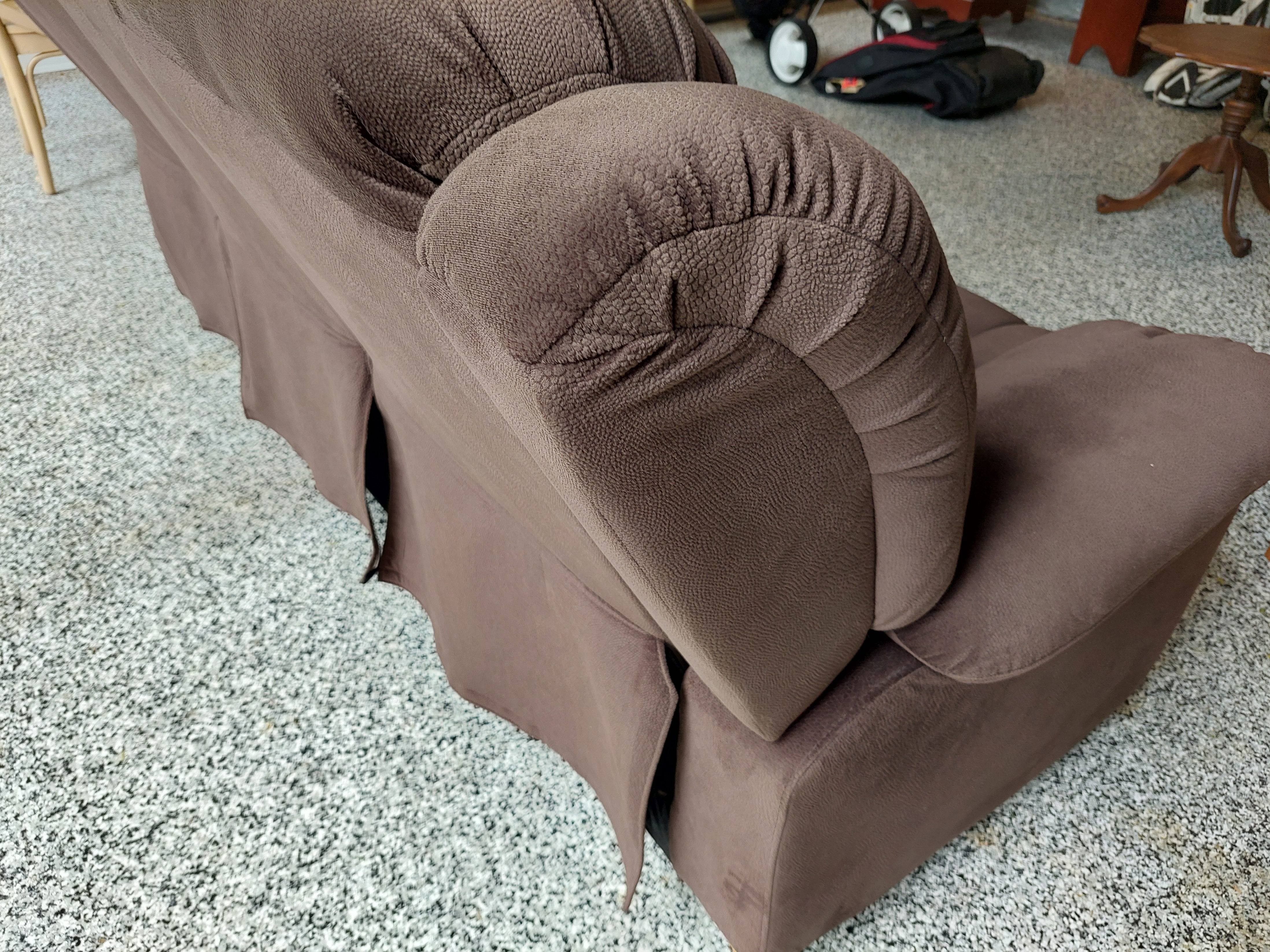 Brown Reclining Sofa - photo 2