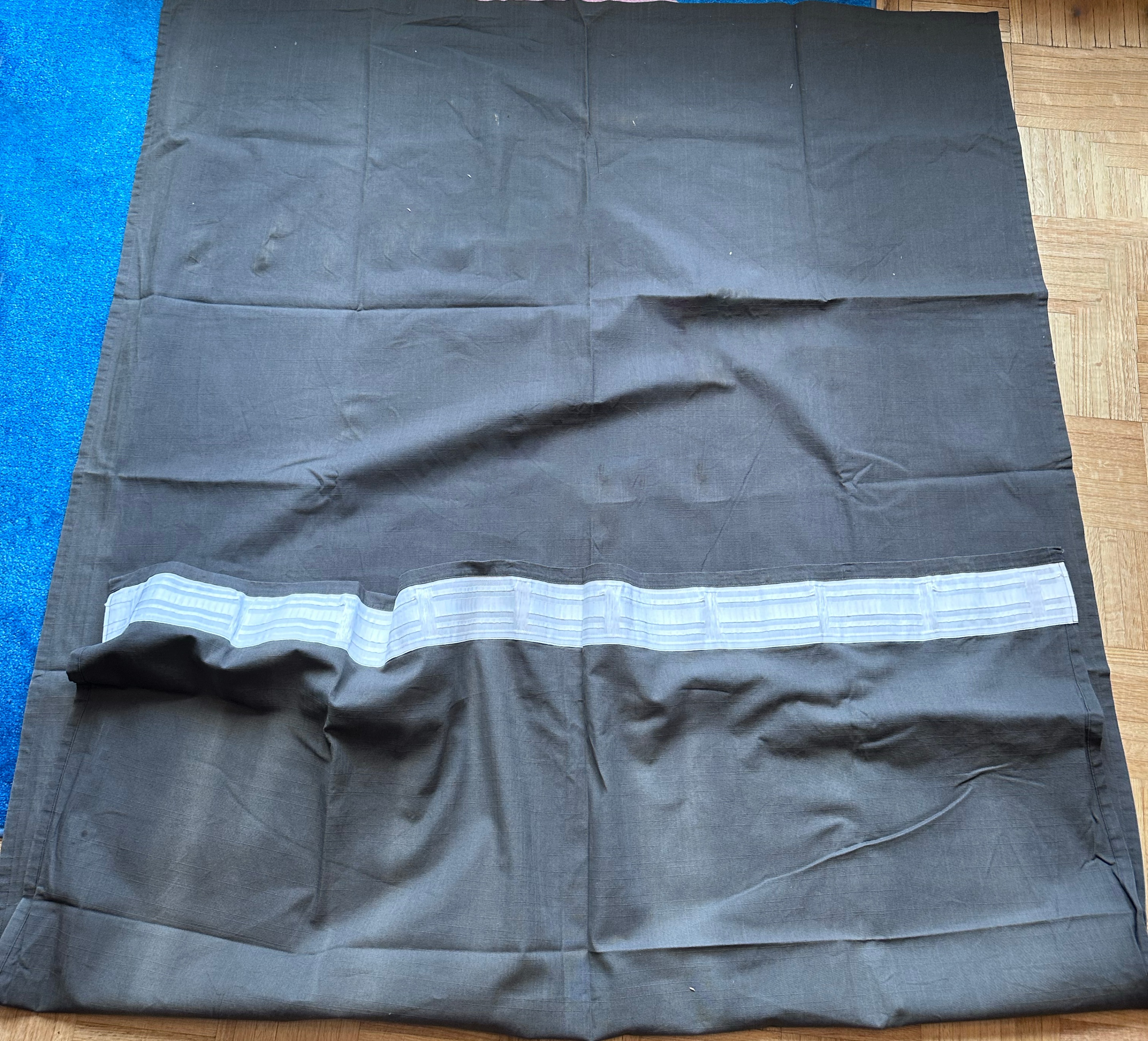Dark brown Lighting Filtering Curtains (IKEA LENDA)