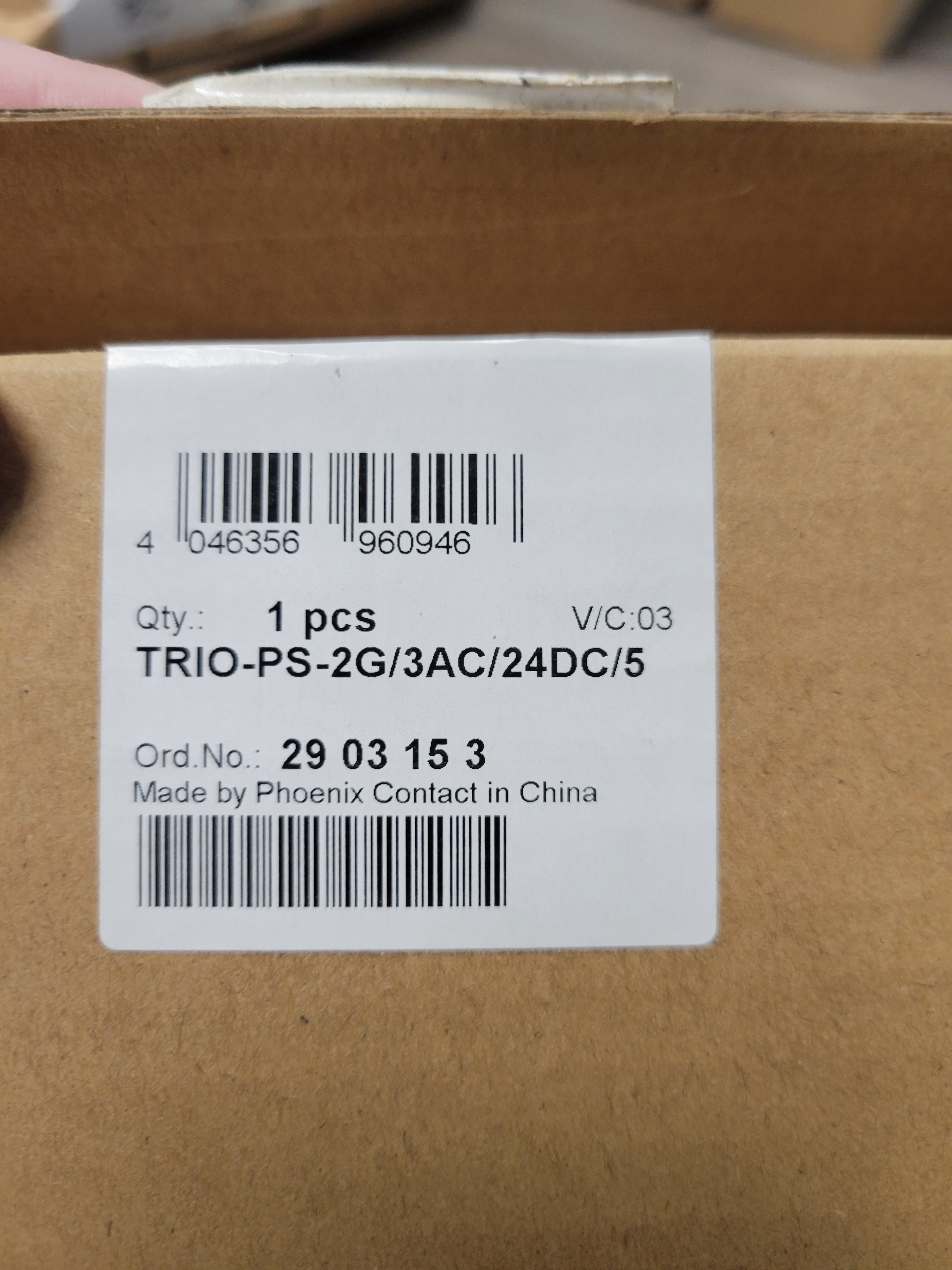Phoenix Contact TRIO-PS-2G/3AC/24DC/5 Power Supply - photo 2