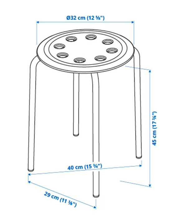 Classic stool - Unused - photo 4