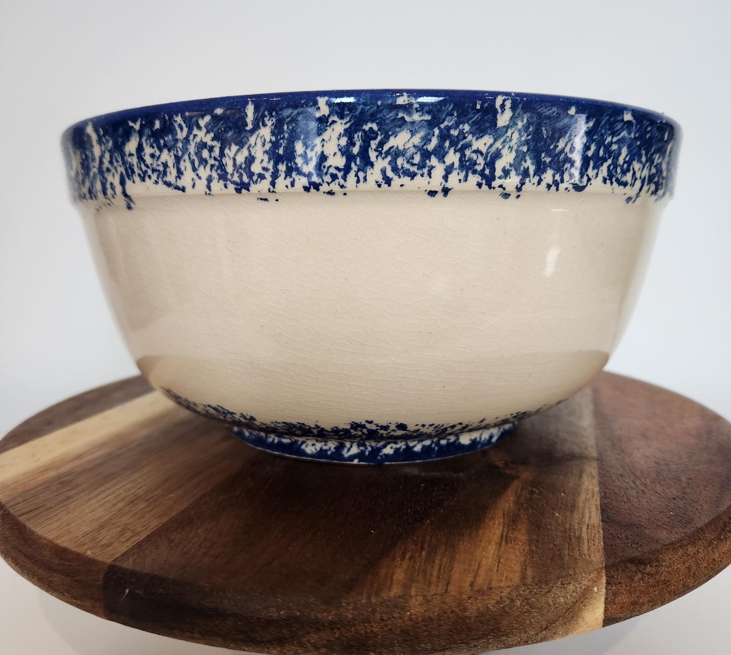 Vintage "Brothers Pottery" Bowl, Hand-decorated, Norwich ON - photo 3