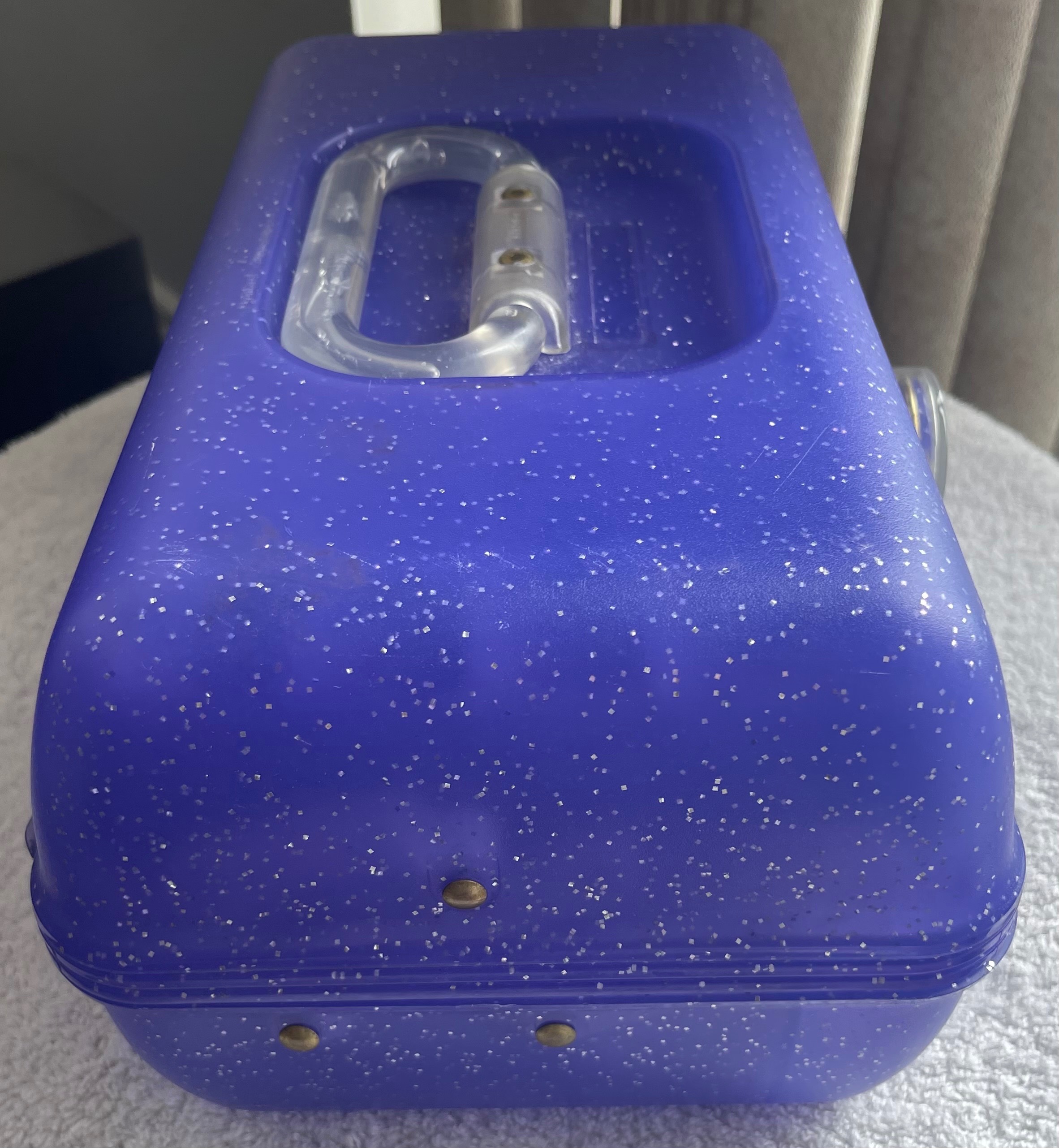 Vintage Y2K Caboodles Purple Jelly Makeup Case (Model 2622) - photo 5