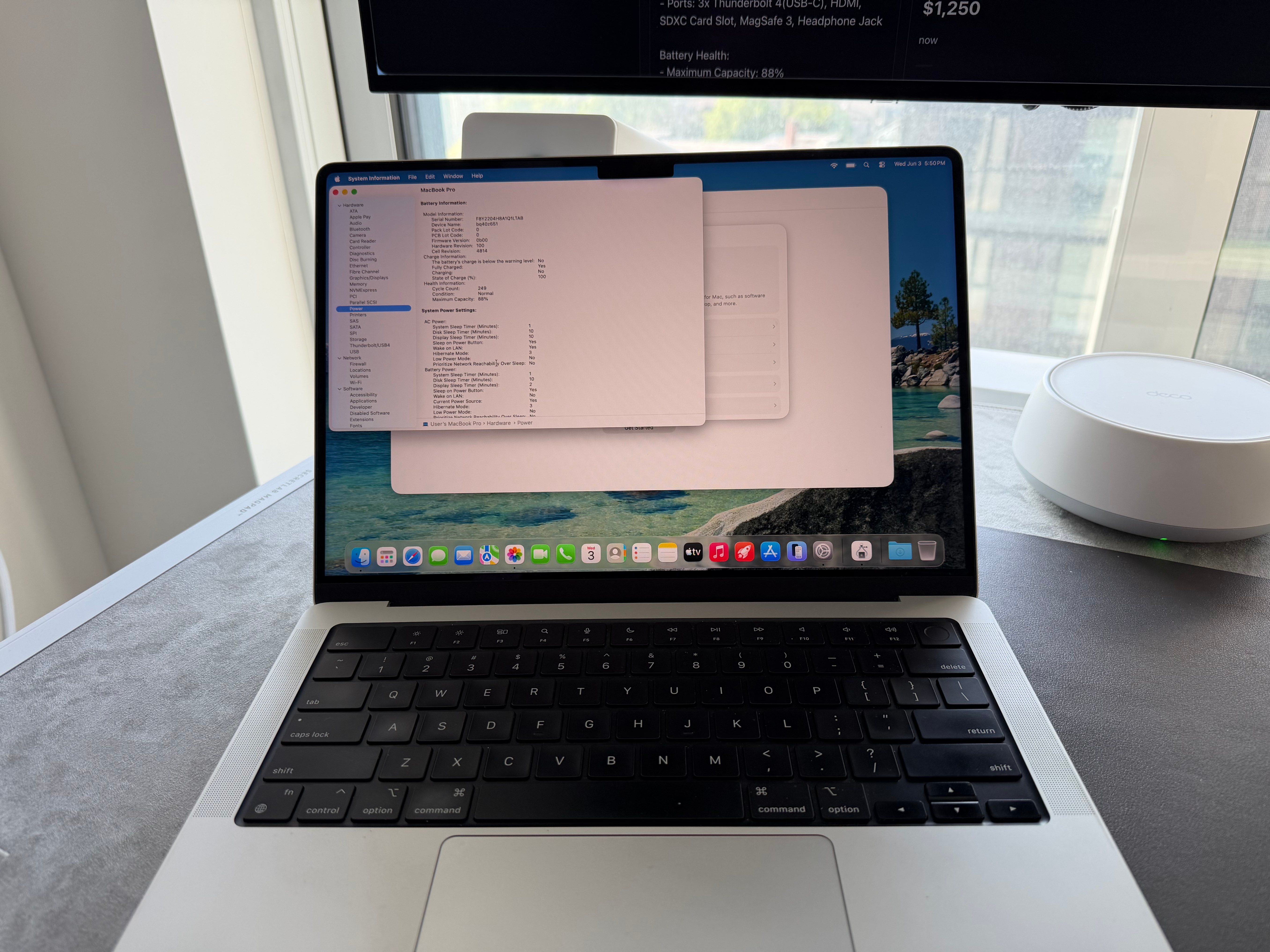 MacBook Pro 14" (2021) - M1 Pro | 16GB RAM | 1TB SSD - Silver - photo 4