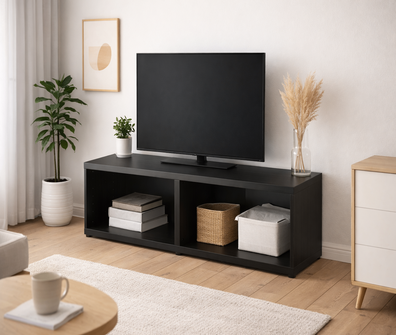 IKEA BESTA TV Bench / Floating Shelf / Floating Console Cabinet - photo 3