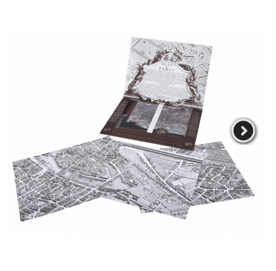 1739 Paris Map Portfolio – Plan de Paris Print Set - photo 2