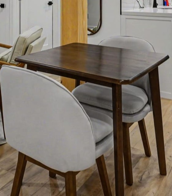 BRAND NEW walnut swivel chairs