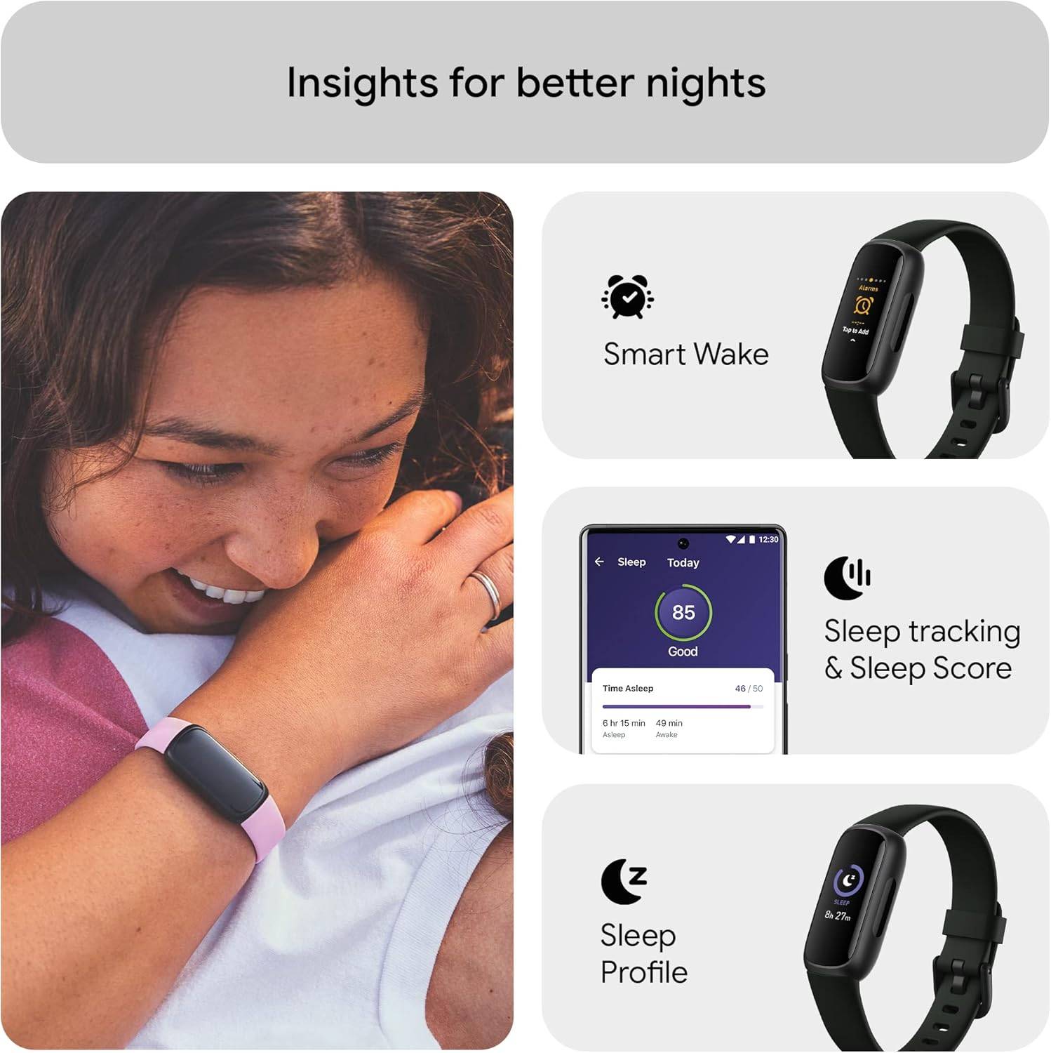 Google Fitbit Inspire 3 Health and Fitness Tracker - photo 4