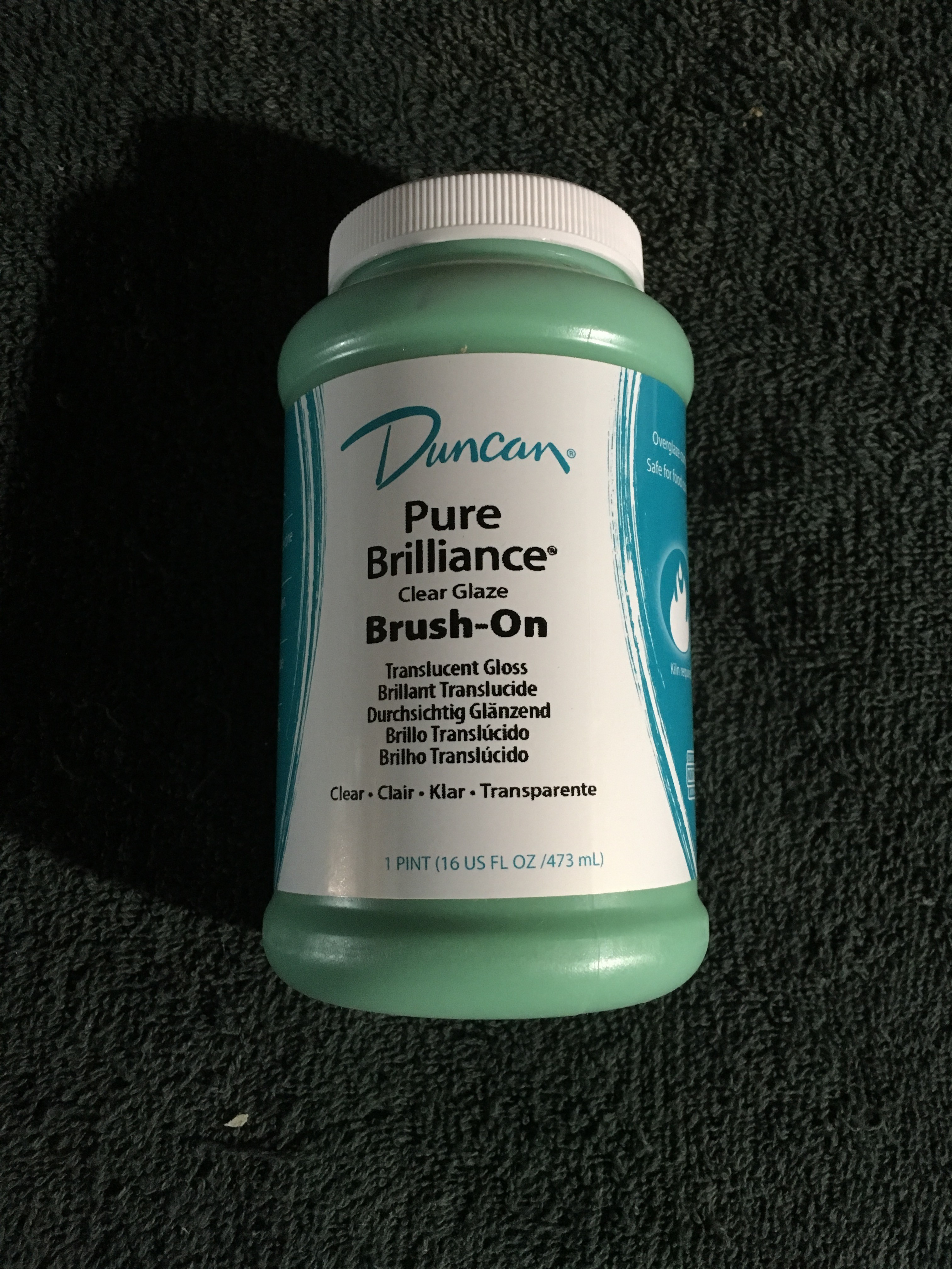 Duncan Pure Brilliance Clear Glaze Brush-On 1 Pint