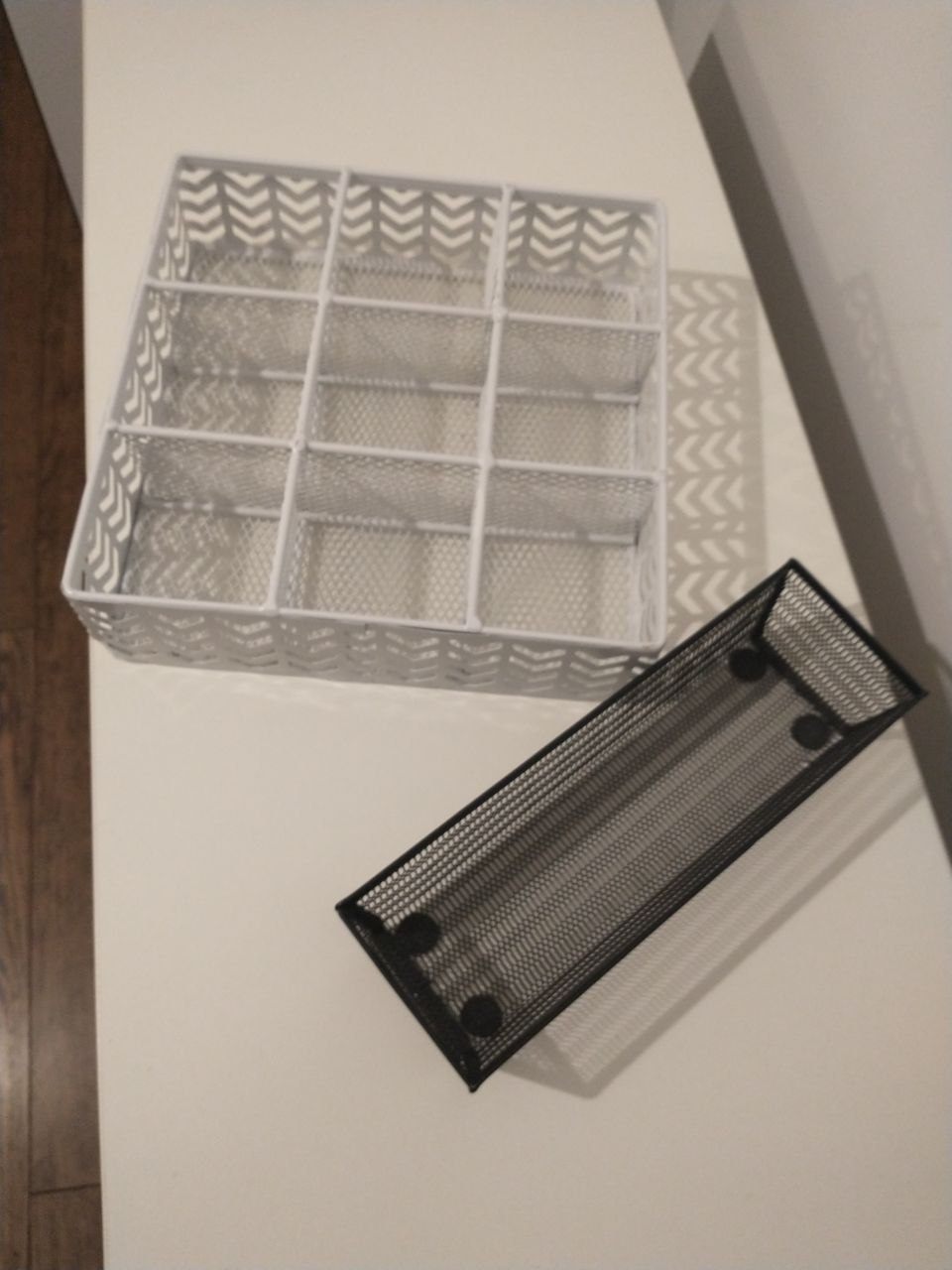 Two Metal Desk Organizers - photo 4