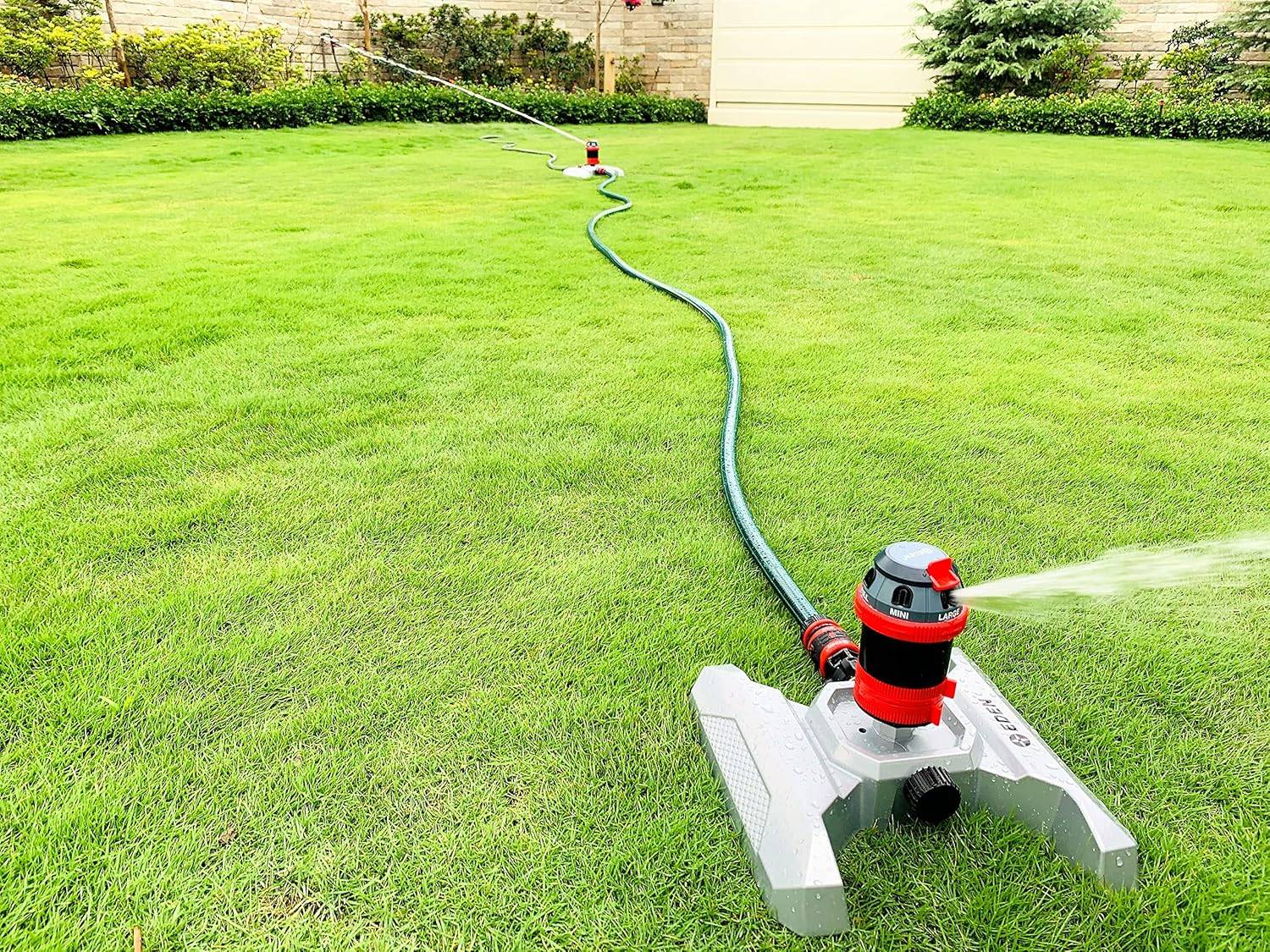 Eden Oscillating Sprinkler with Multiple Spray Patterns