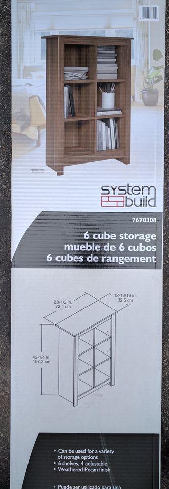 New 6 Cube Storage Bookcase - photo 2