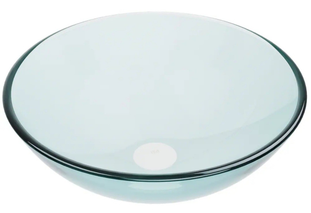 Gorgeous Vigo Tempered Glass Vessel Sink - like new