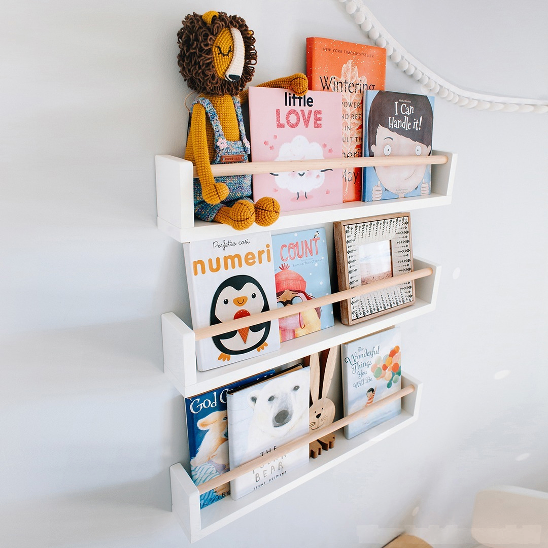 Montessori Nursery Bookshelf | Kids Display Shelf (Set of 2) - photo 4