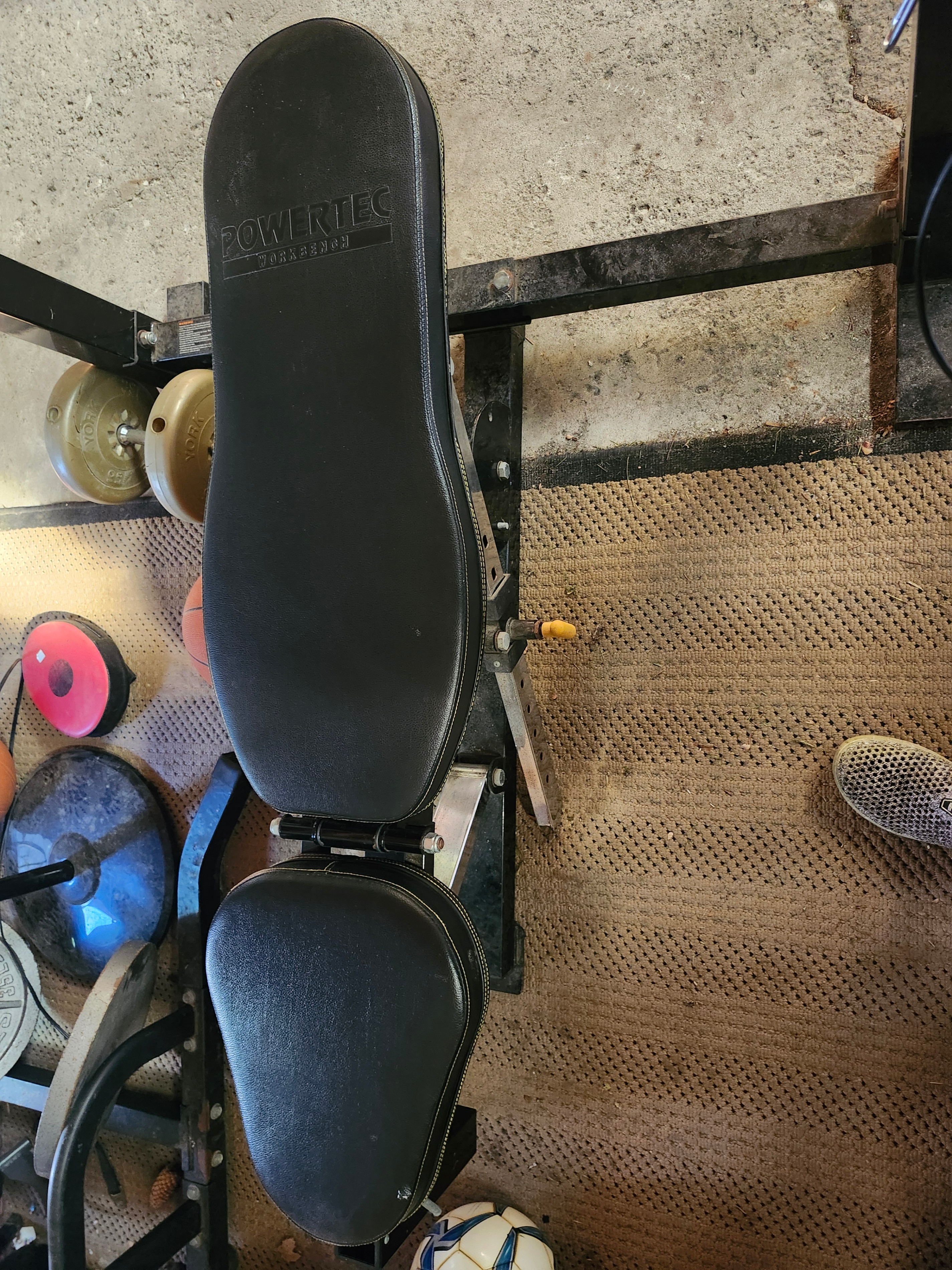 Adjustable Weight Bench + Olympic Bar & Weights - photo 4