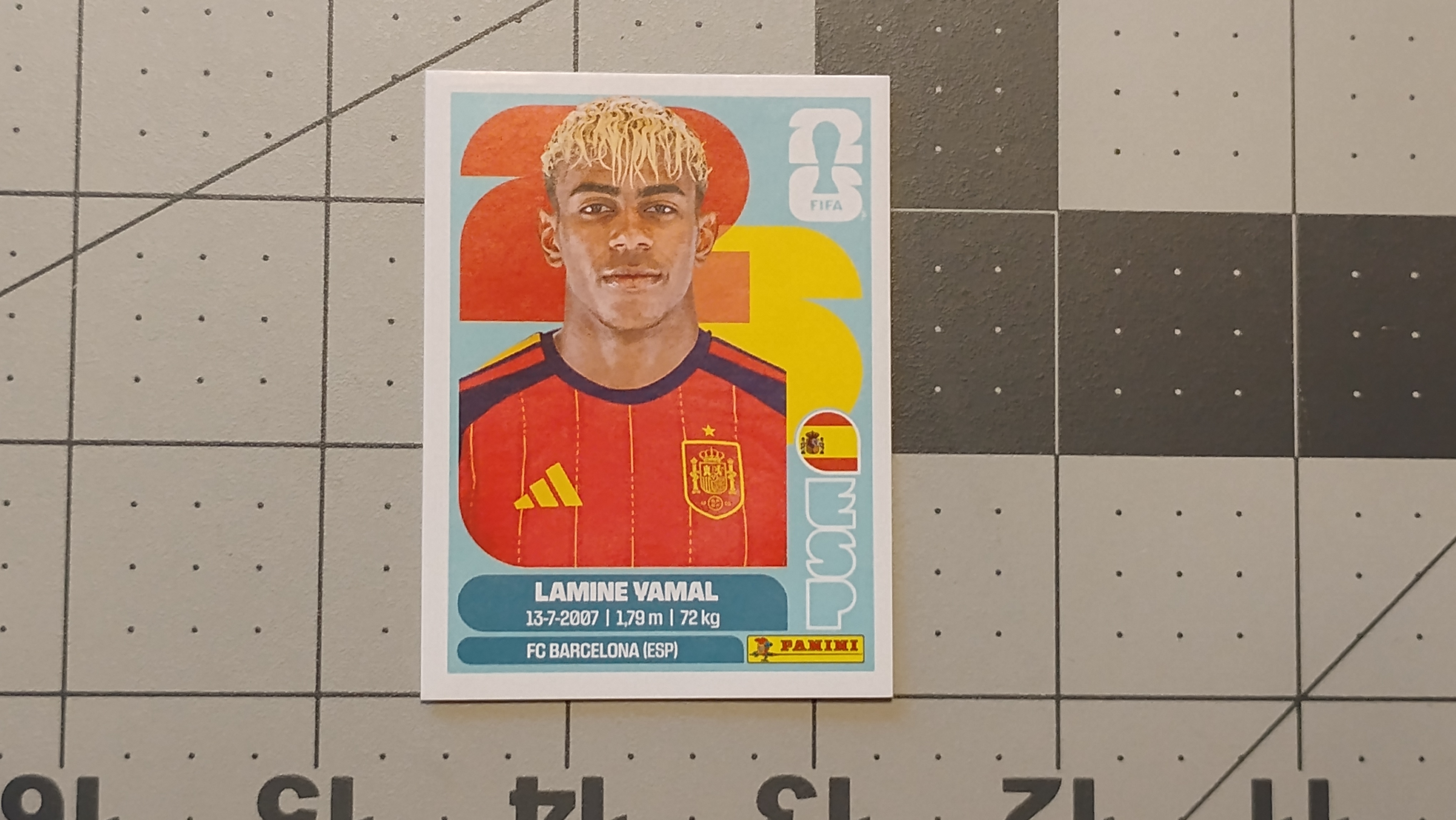 Lamine Yamal Spain ESP 15 FIFA World Cup 2026 Panini Sticker