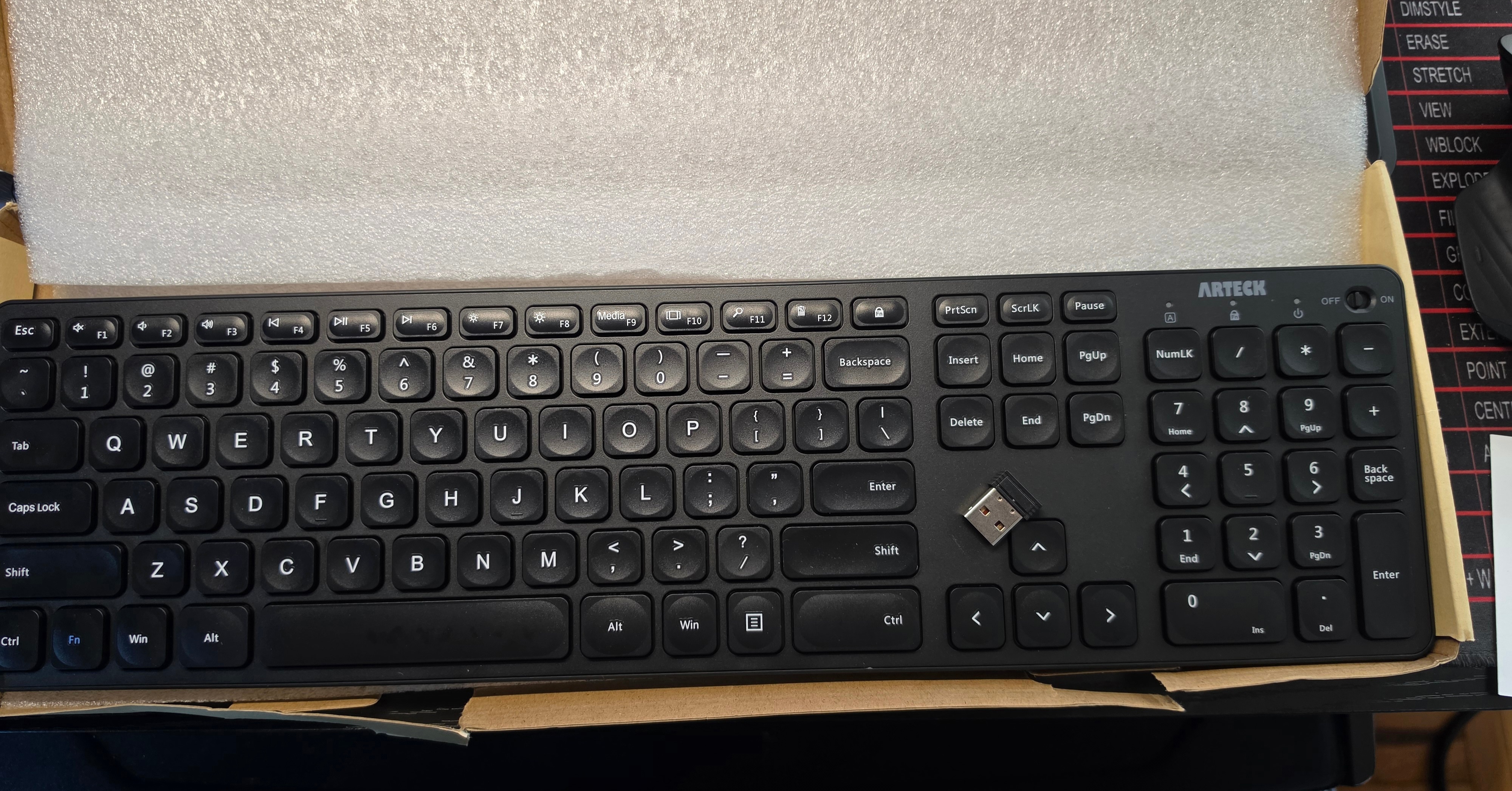 Arteck HW305-3 Wireless Full-Size Keyboard with Numeric Keypad - photo 5