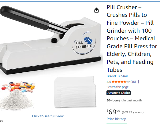 Heavy Duty Pill Crusher - photo 3
