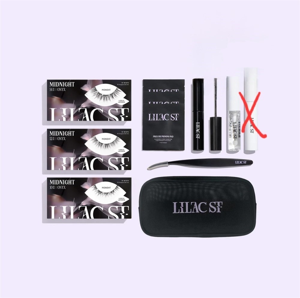 Lilac St. Deluxe Starter Lash Kit Set Midnight - NEW