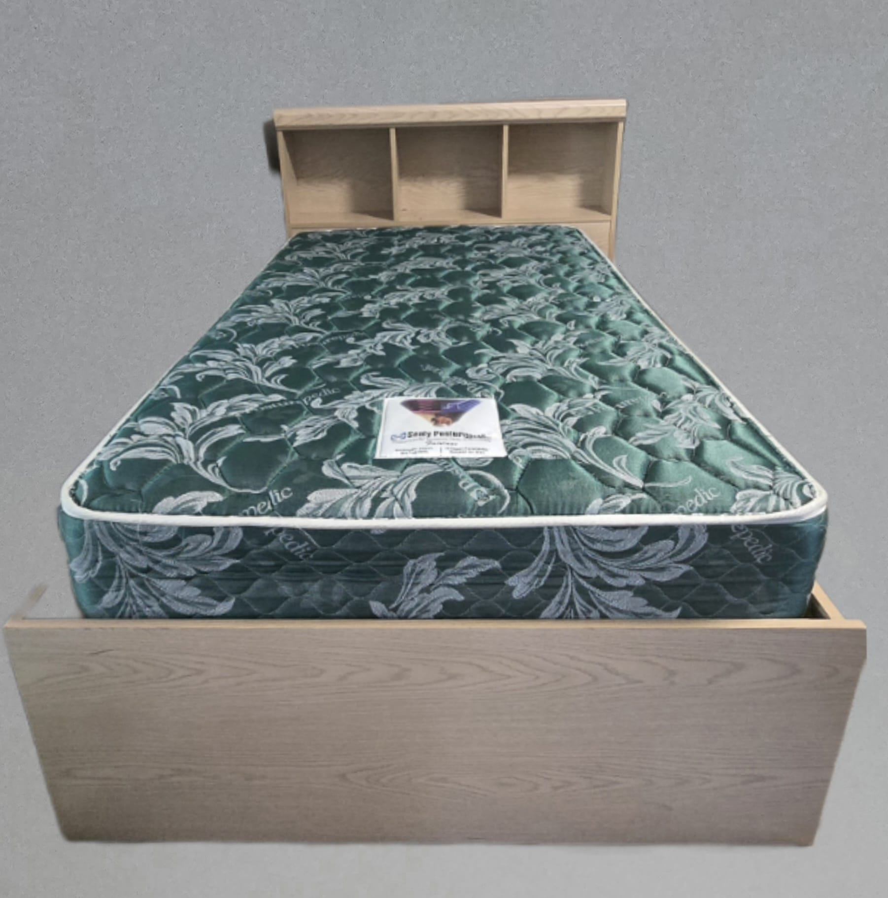 Twin Captain Bed+3 Drawers +headboard/bookcase - photo 2