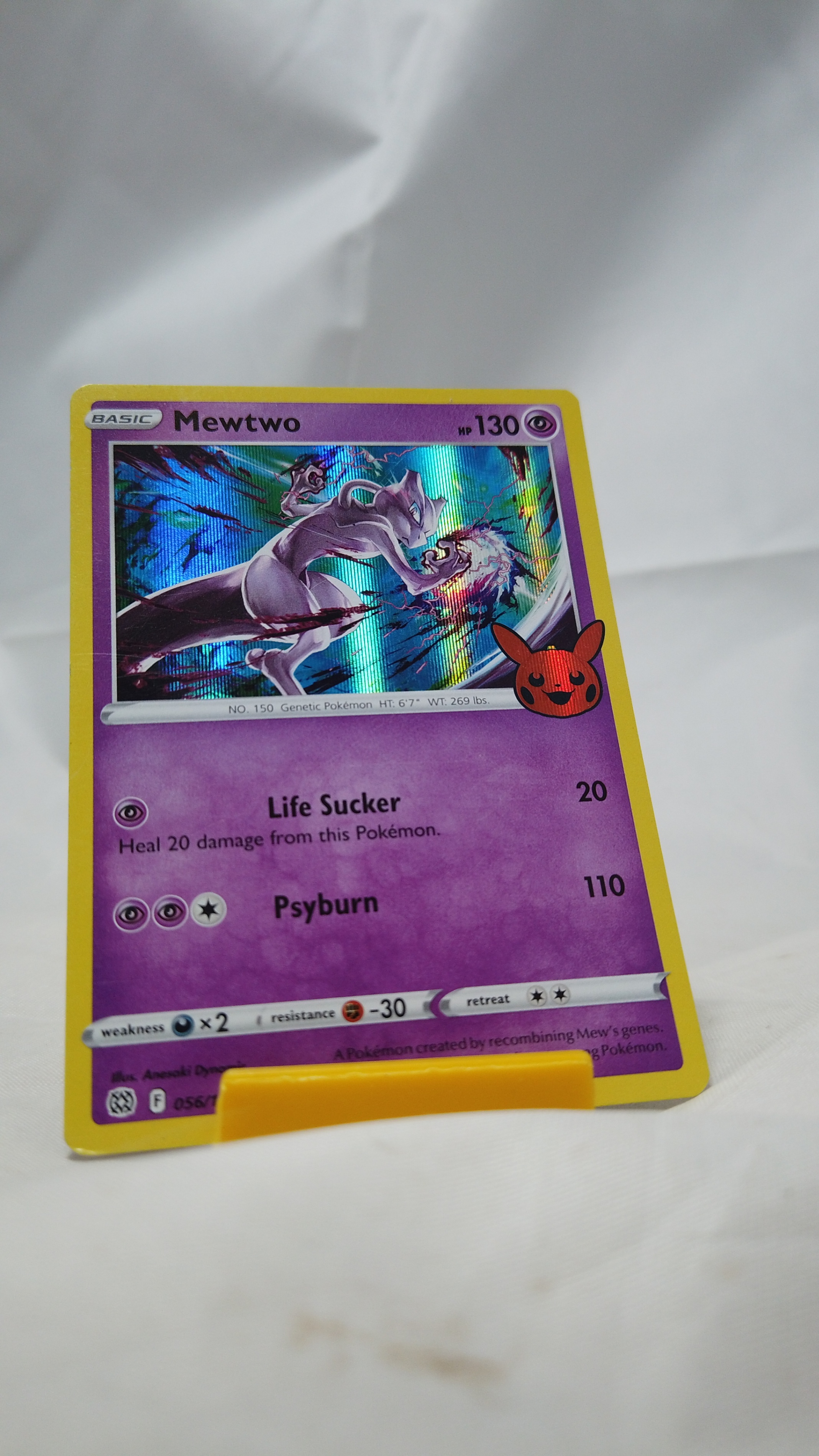 Pokemon Mewtwo 56/172 Brilliant Stars Holo Rare P