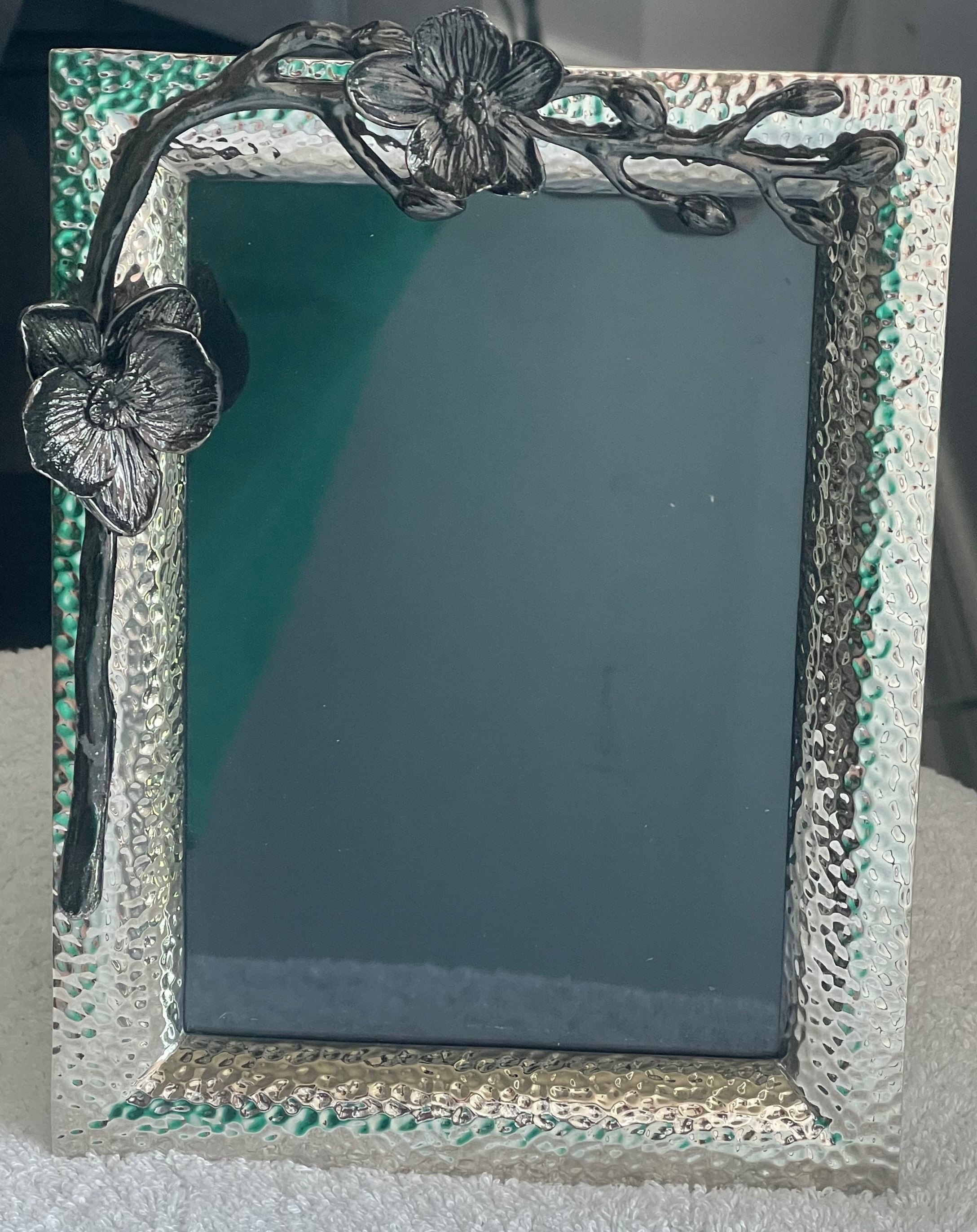 Michael Aram Luxury "Black Orchid" 4x6 Frame
