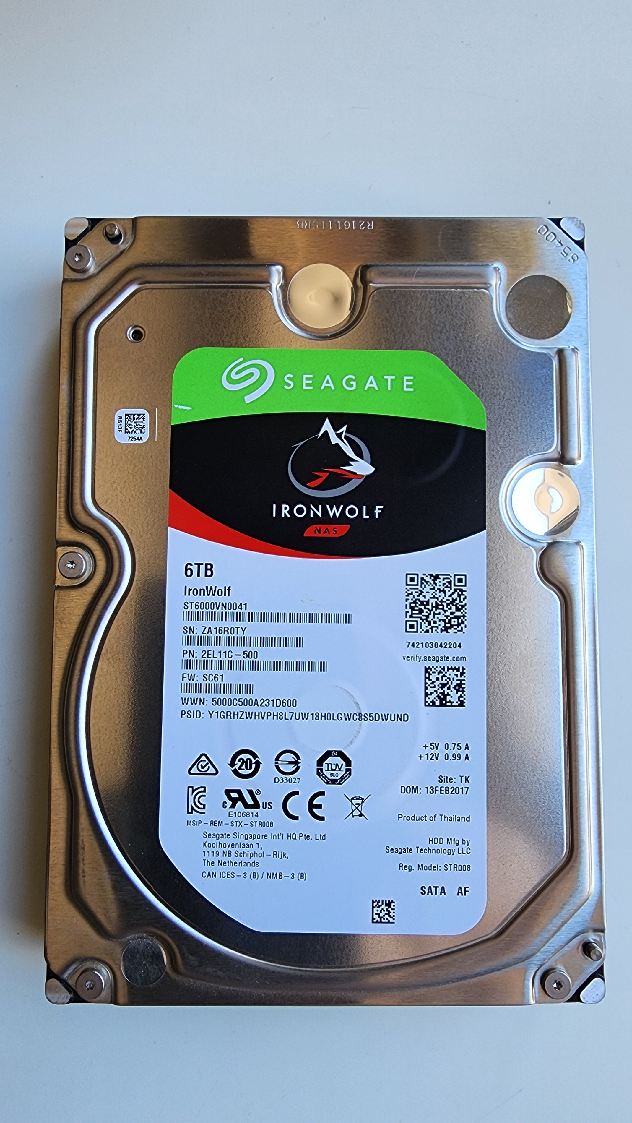 Seagate 6TB HDD