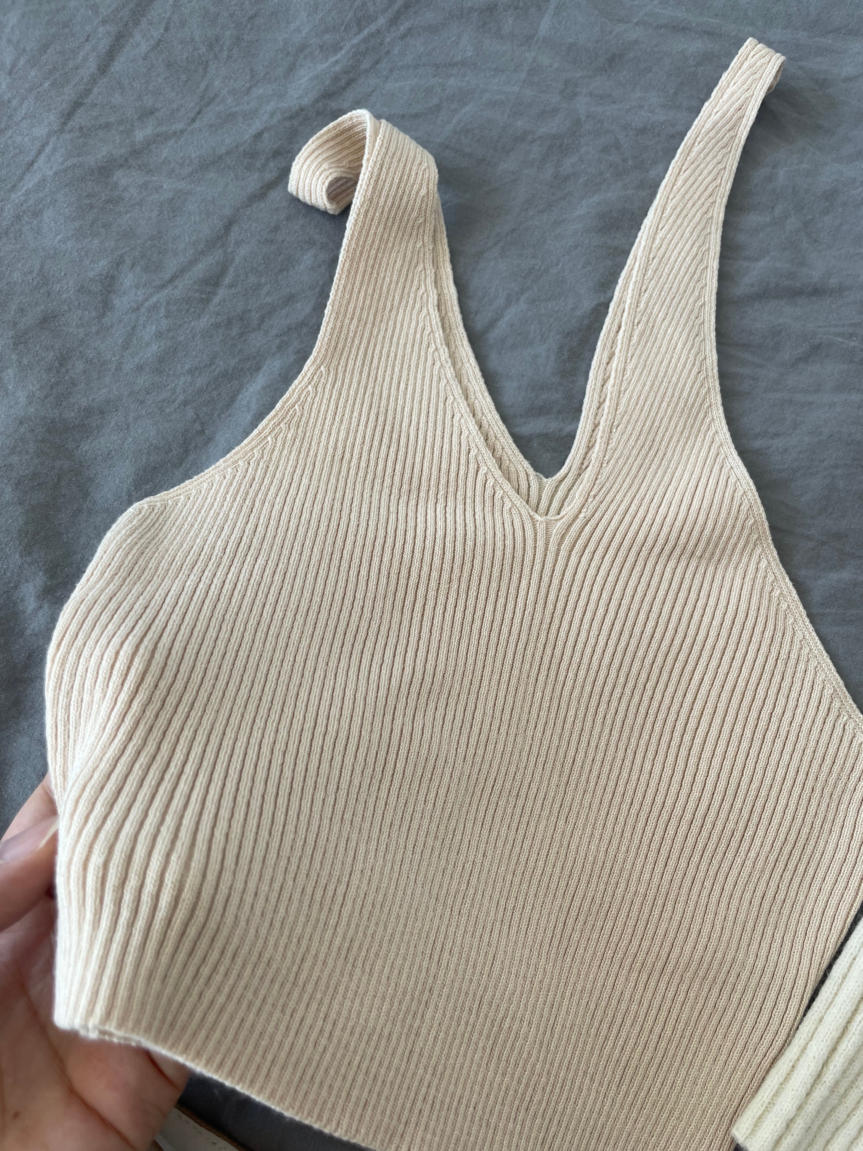 Ribbed Tank Tops & Pleated Skirt Set - photo 5