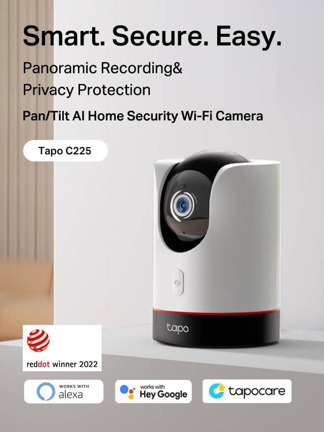 Tapo C225 Pan/Tilt AI Home Security Wi-Fi Camera - photo 3