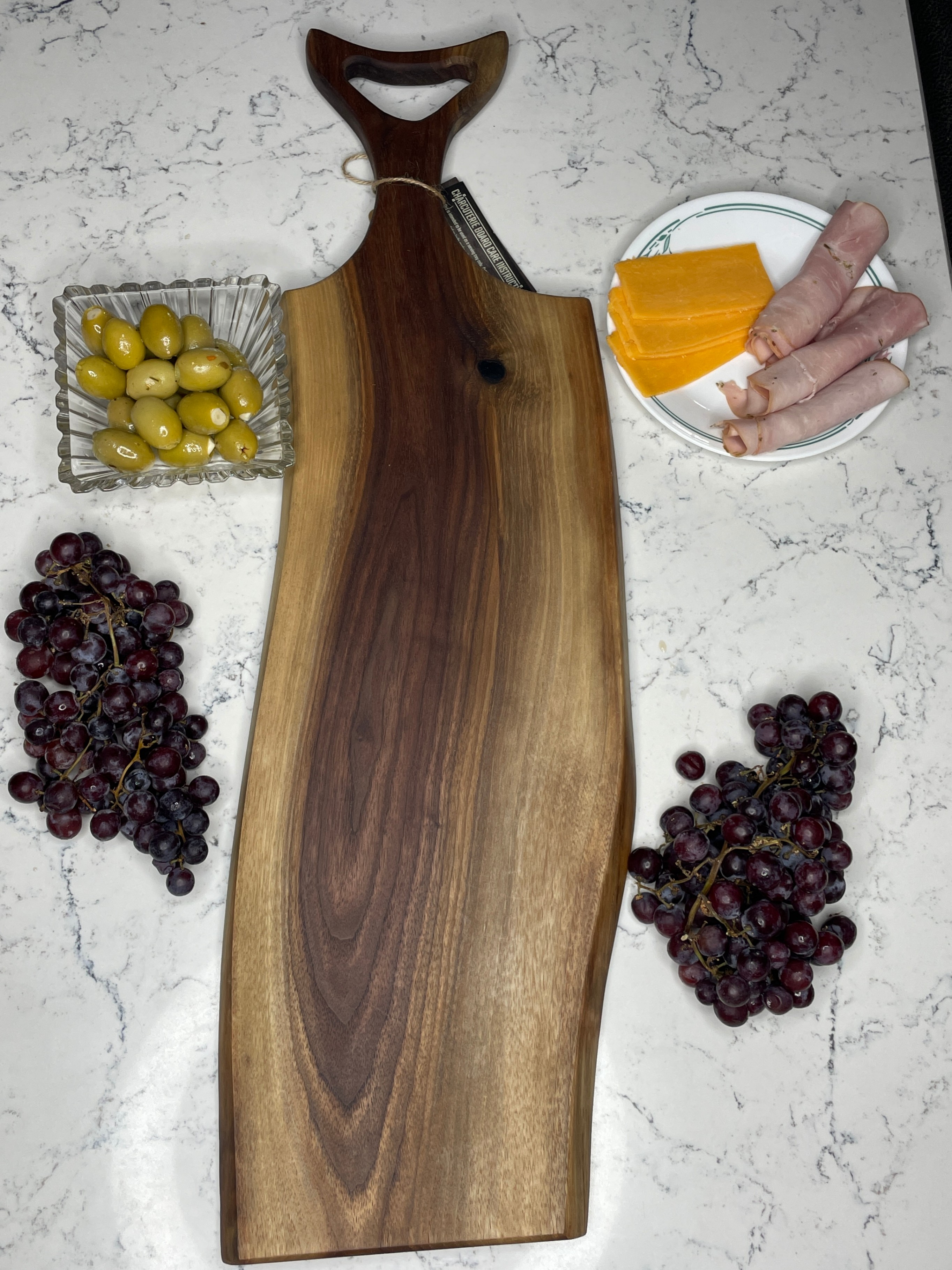 Live Edge Black Walnut Charcuterie Board #8