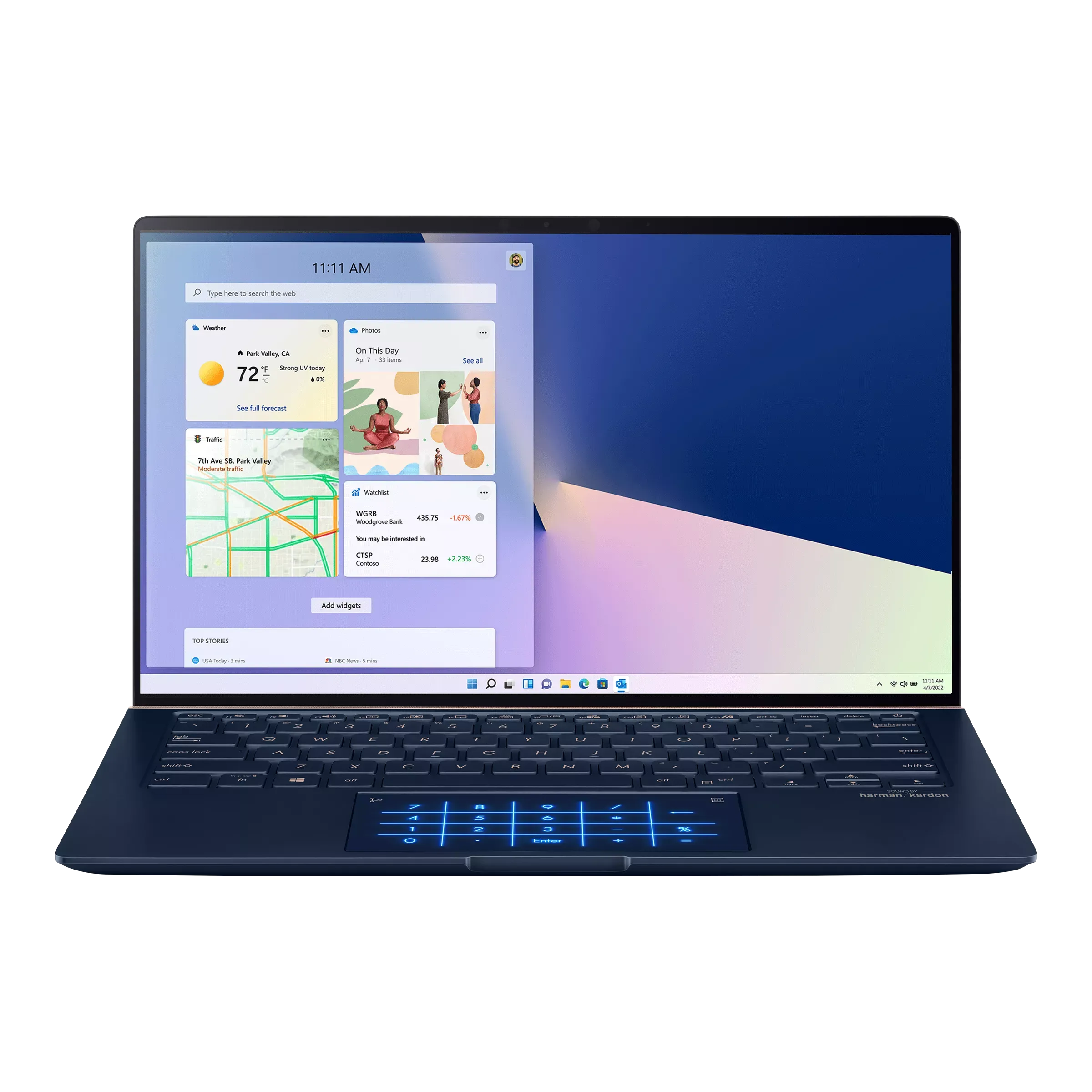 14" Asus ZenBook 14 UX433F Laptop Intel i5-8565 16G Ram 500 SSD - photo 4