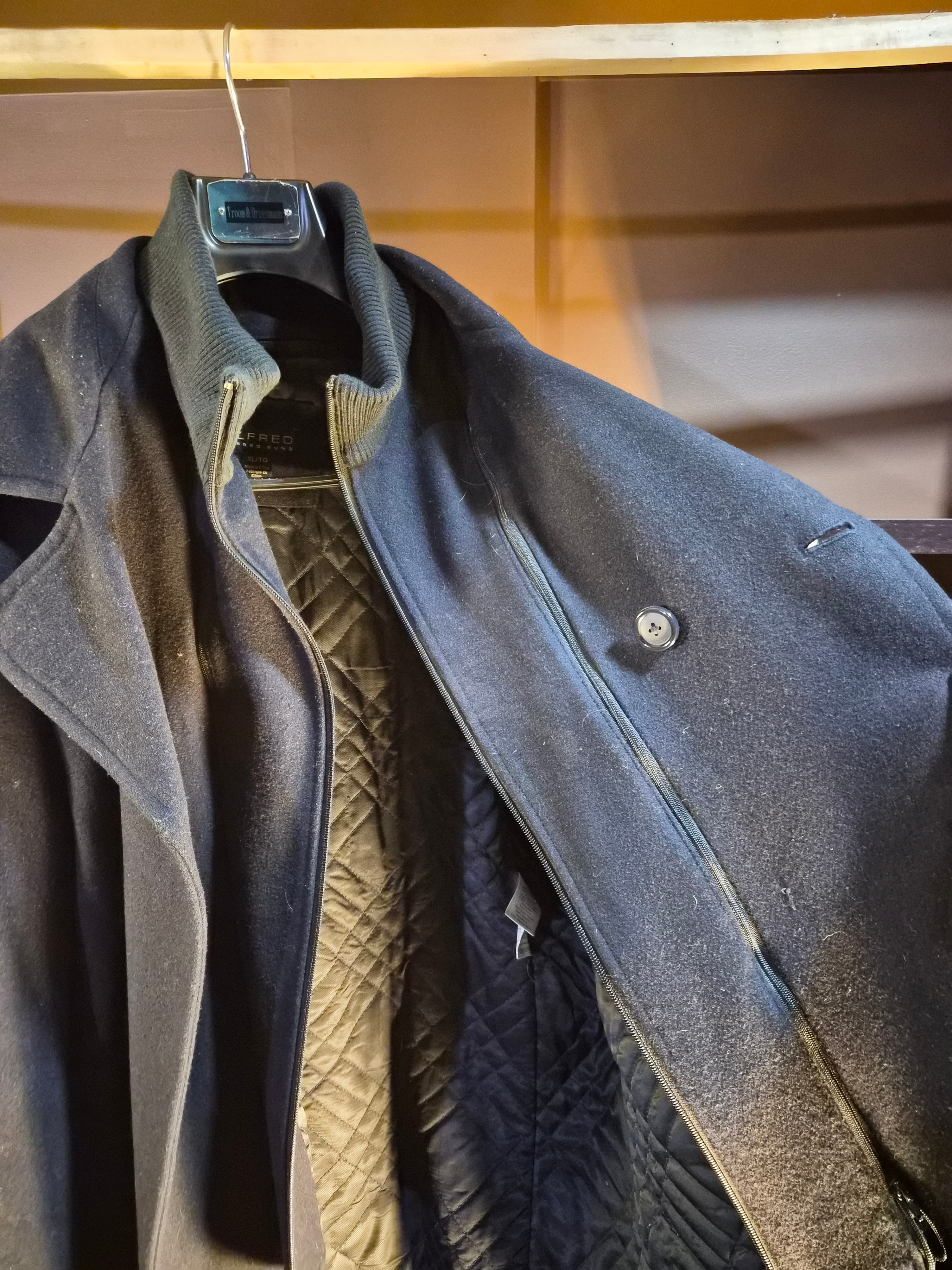 Alfred Sung Wool Blend Peacoat - photo 2