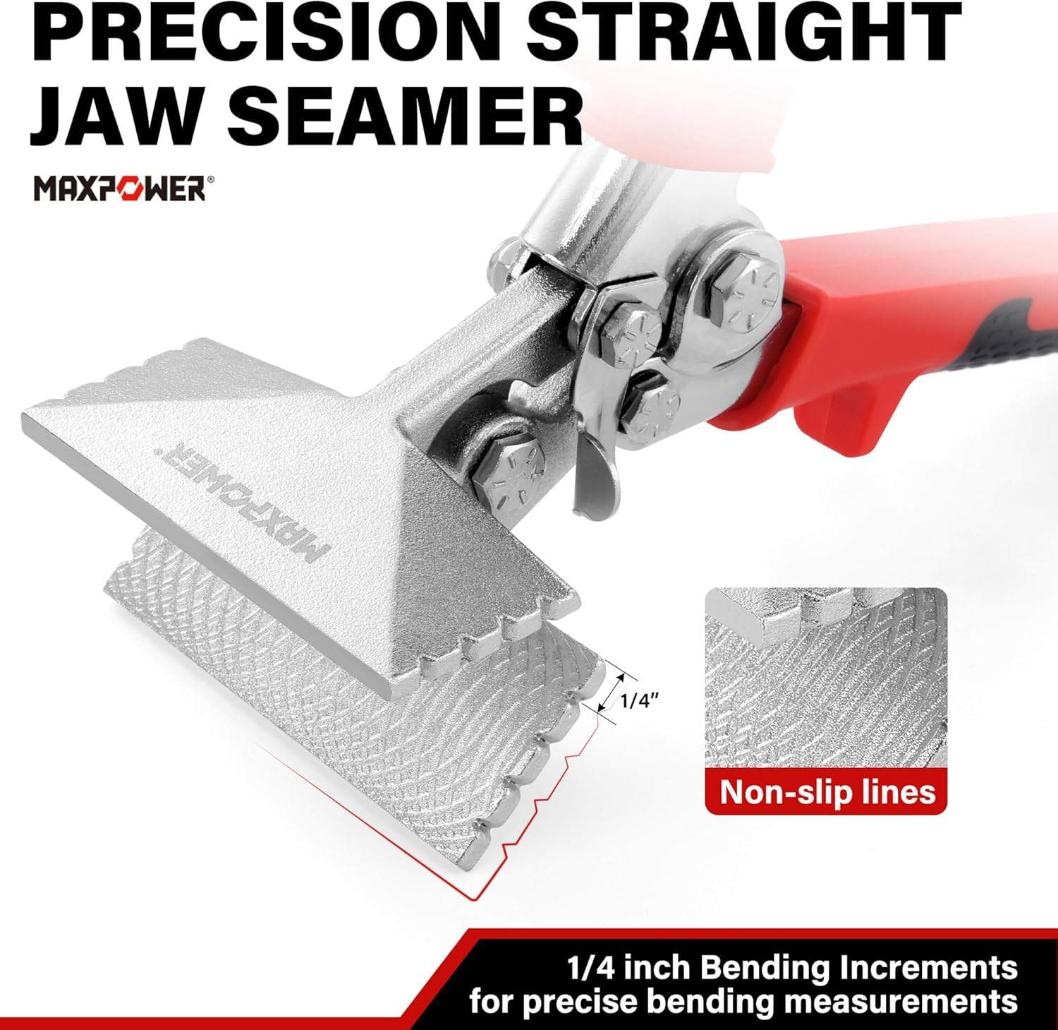 MAXPOWER Sheet Metal Hand Seamer, 2-Pack - photo 3