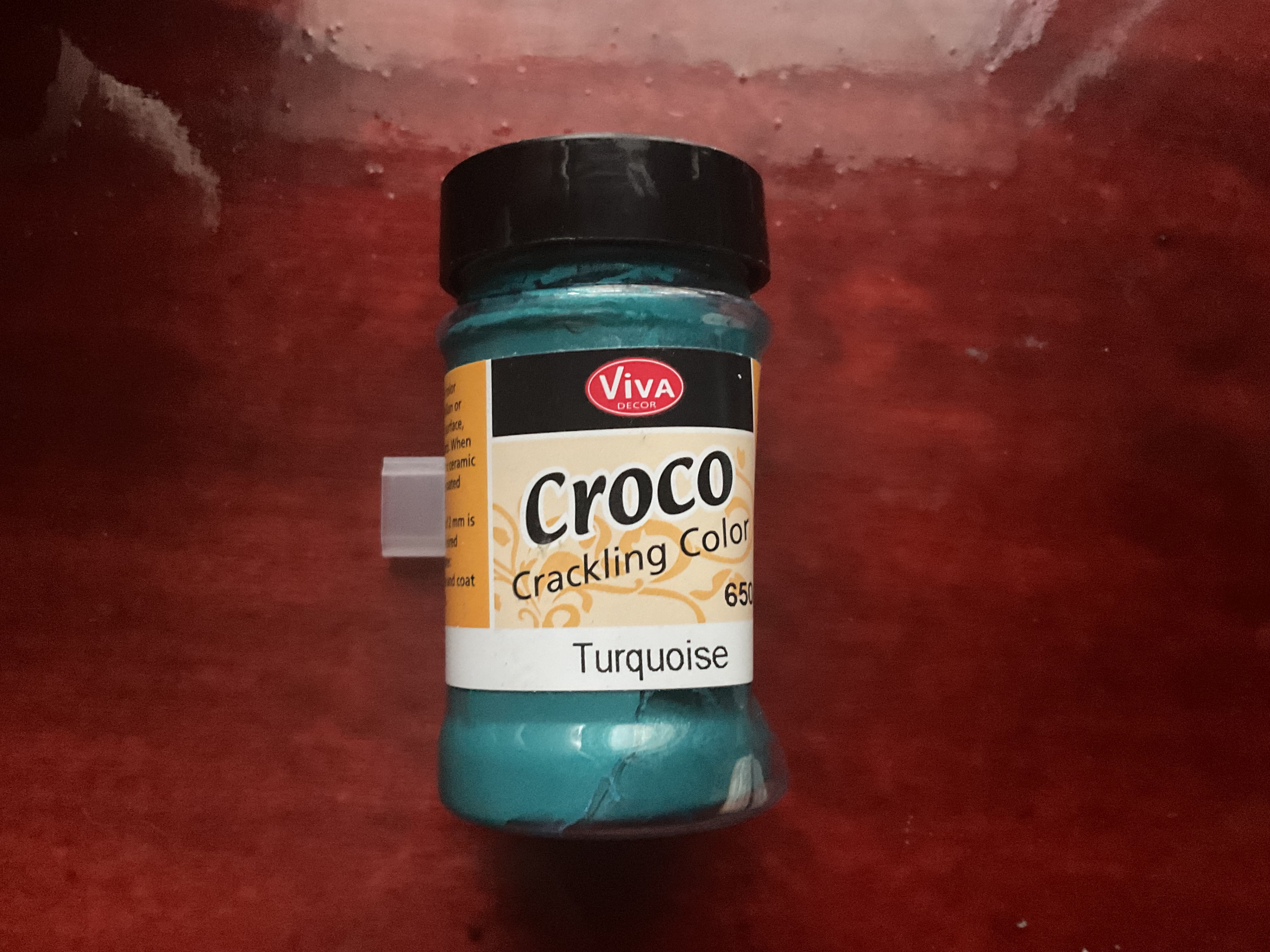 Viva Decor Croco Crackling Color - Turquoise (650) - photo 3