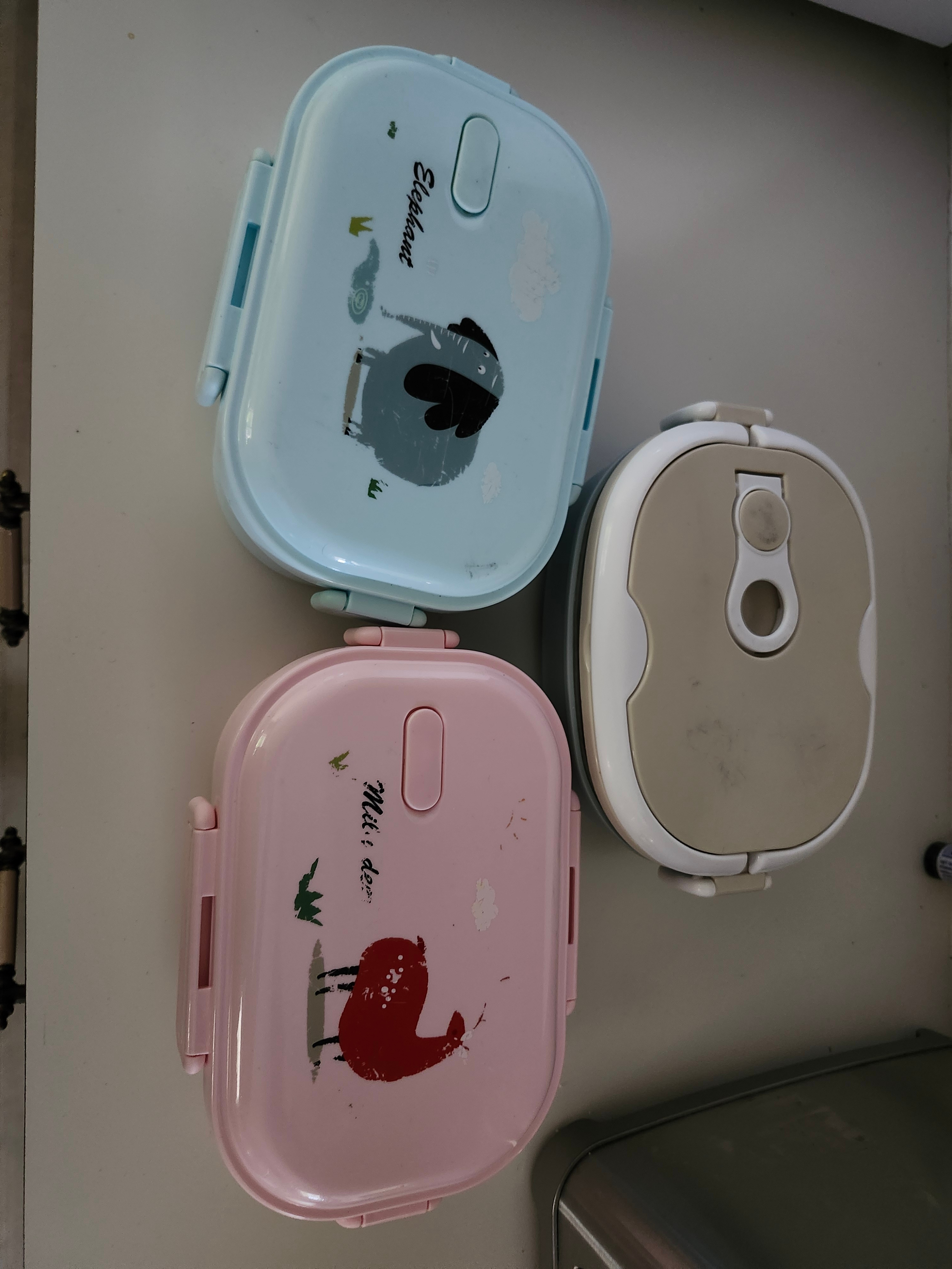 3 Lunch Boxes