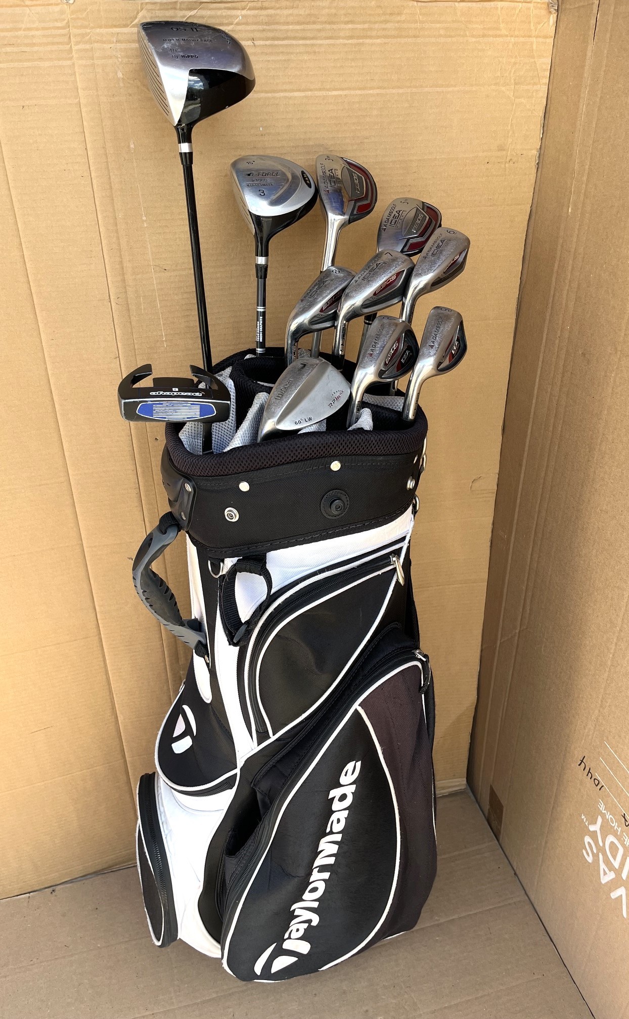Men’s left hand golf clubs & golf bag – complete set