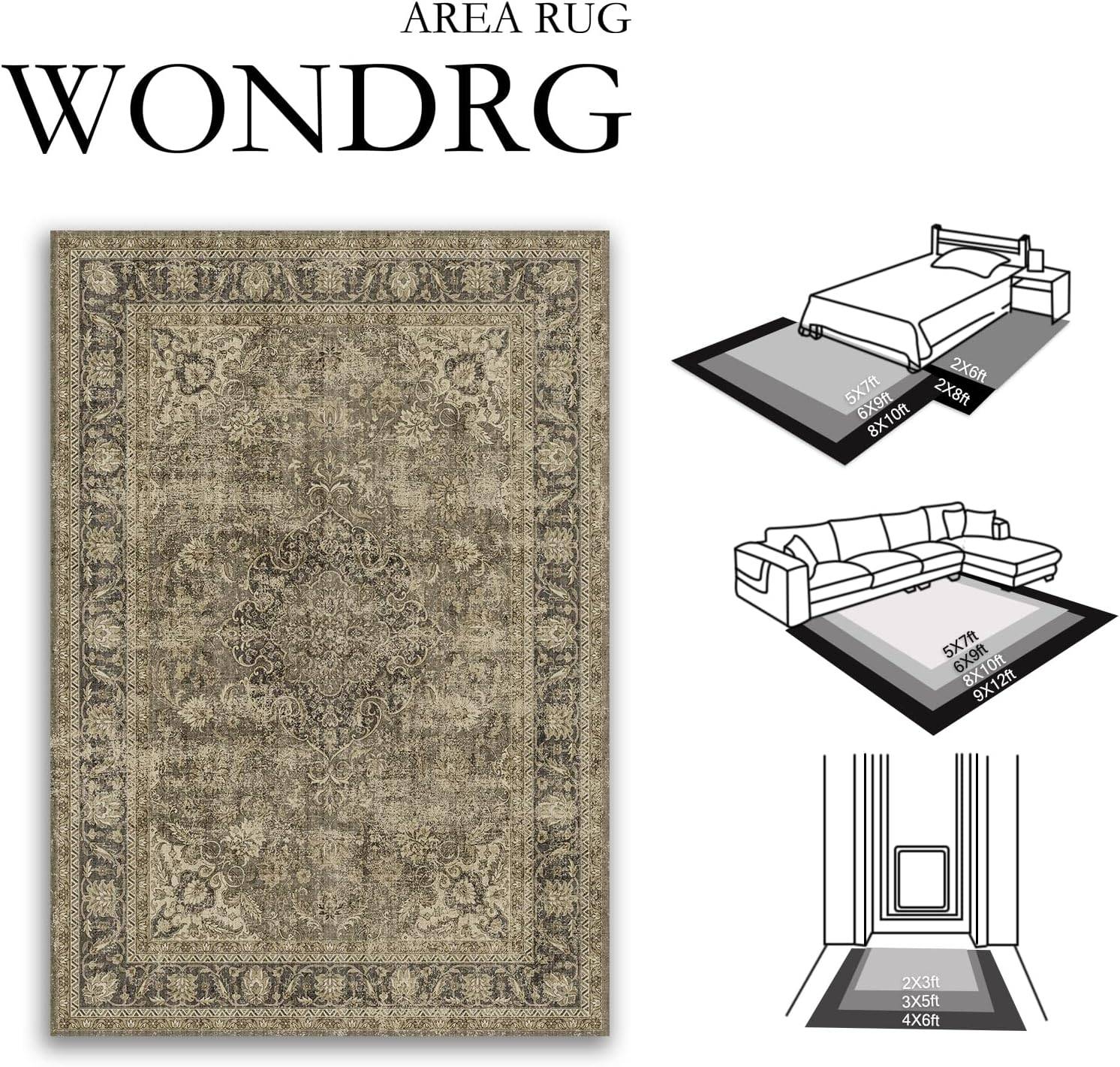 Wondrg 2x6 Washable Runner Rug - photo 3