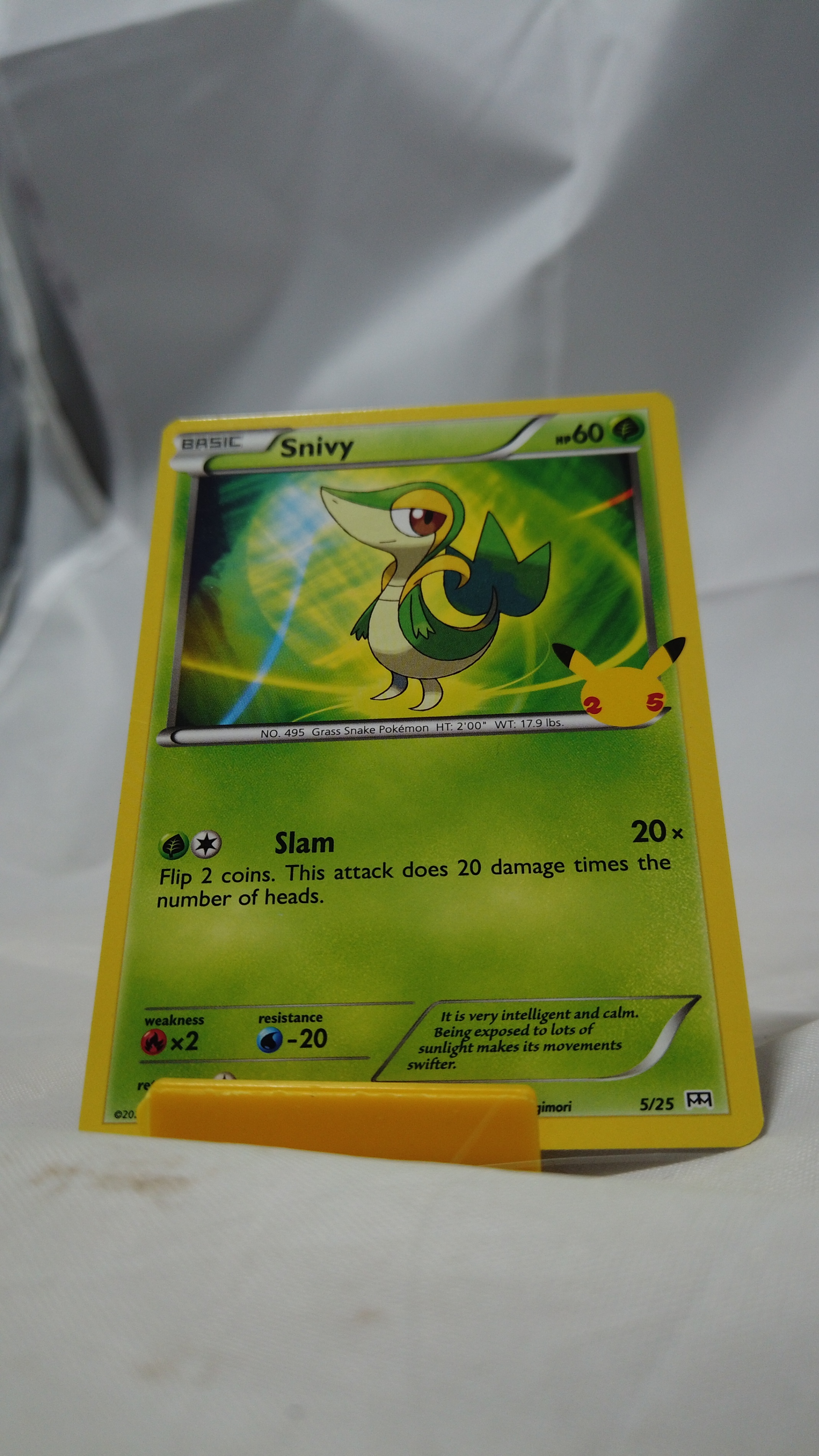 Pokemon Snivy 5/25 McDonald's Collection 2021 None NM